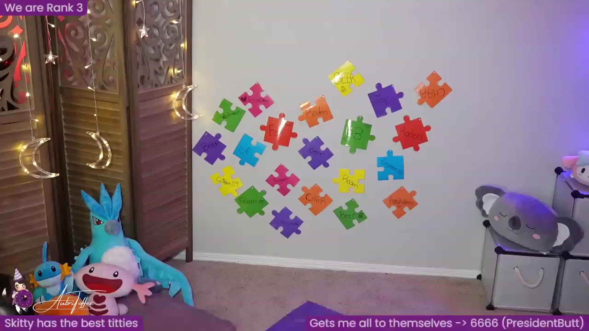 Gallery image thumbnail from AubriToffee's myfreecams stream on, 05/03/2023, 06:59 image 5 of 20