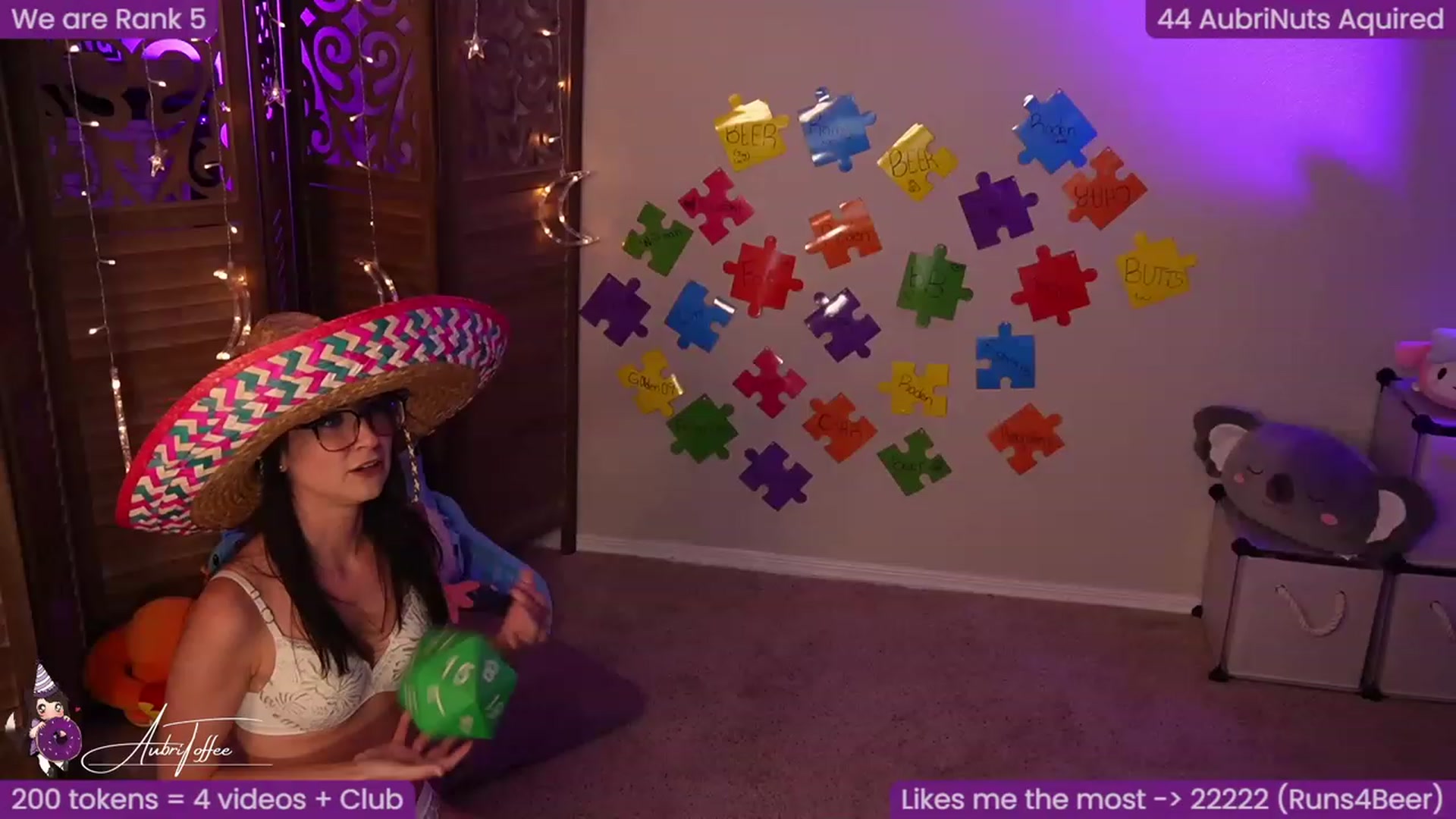 Gallery image thumbnail from AubriToffee's myfreecams stream on, 05/06/2023, 05:16 image 14 of 20