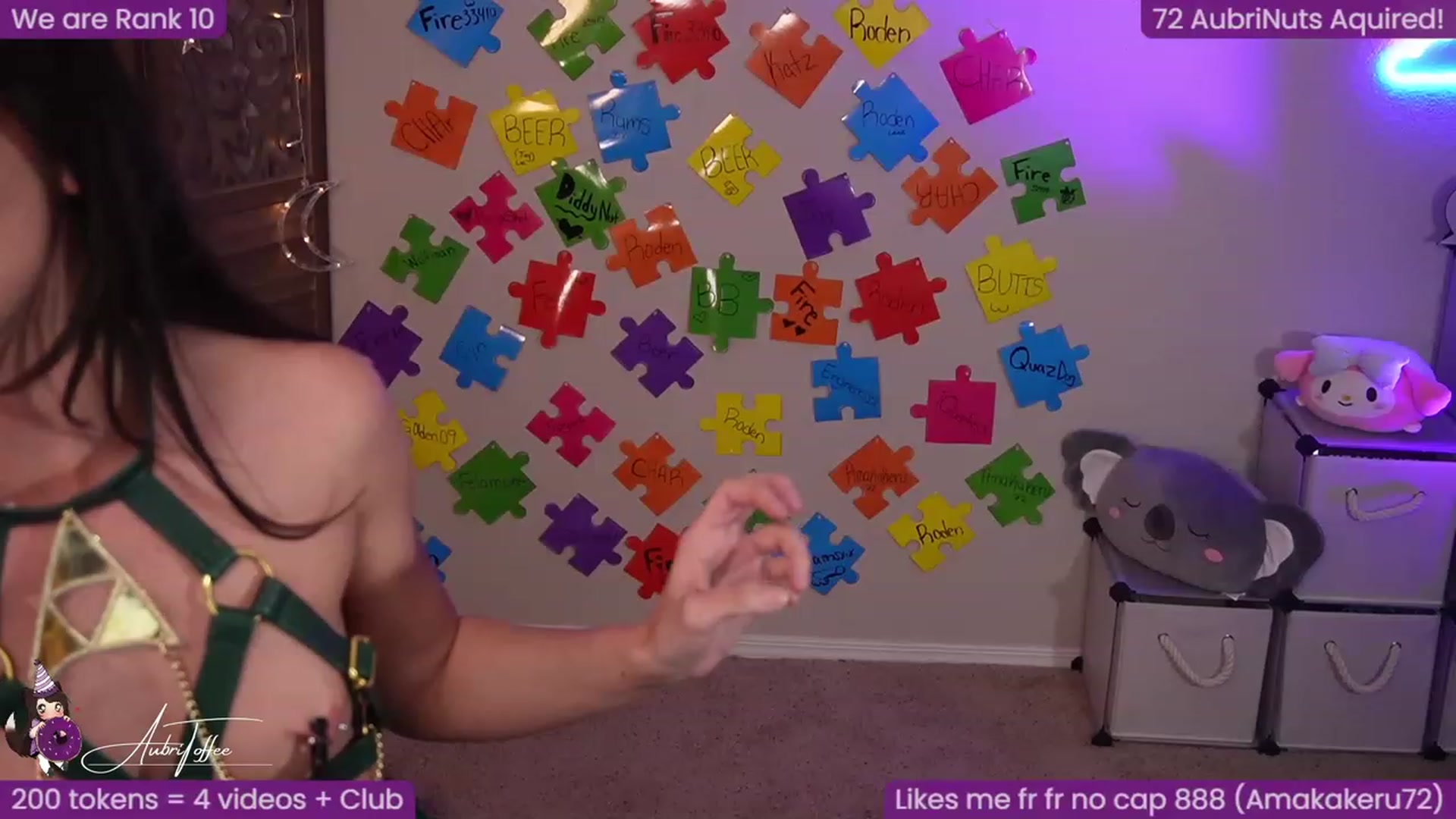 Gallery image thumbnail from AubriToffee's myfreecams stream on, 05/13/2023, 05:13 image 4 of 20
