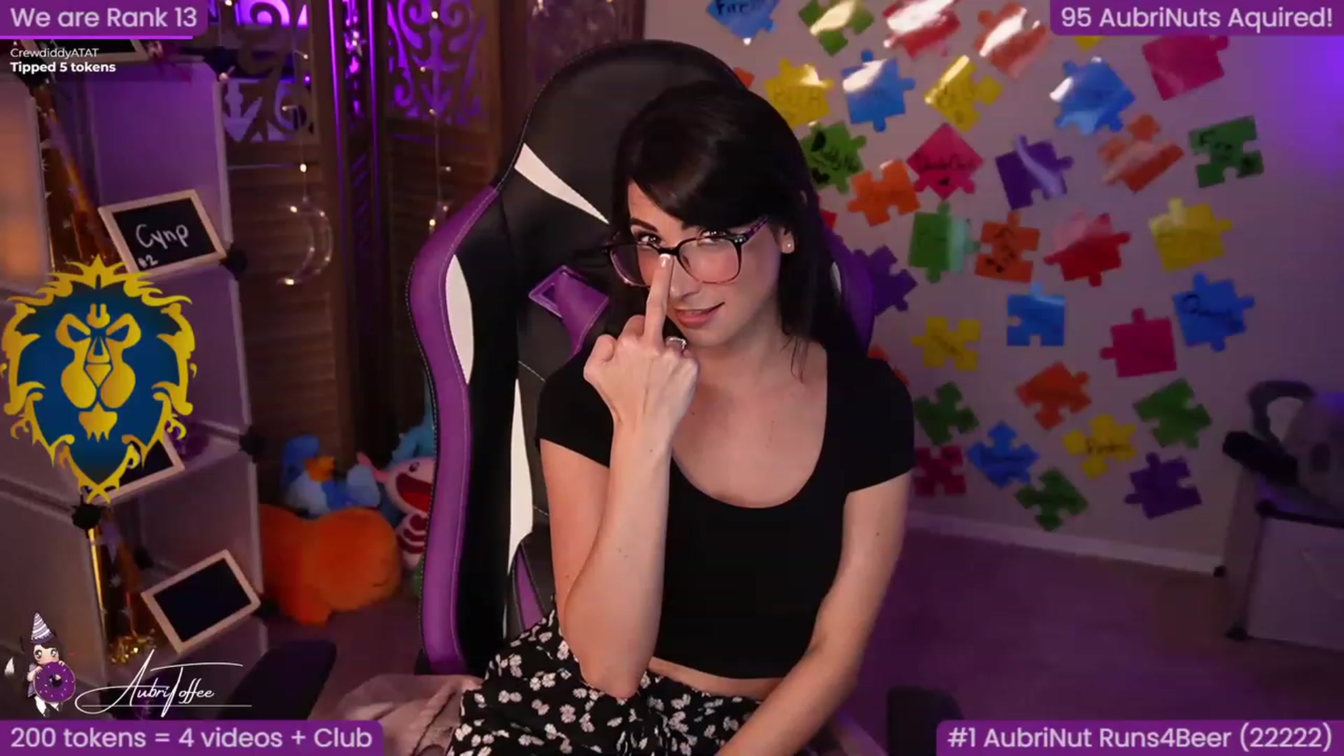 Gallery image thumbnail from AubriToffee's myfreecams stream on, 05/27/2023, 03:39 image 5 of 20