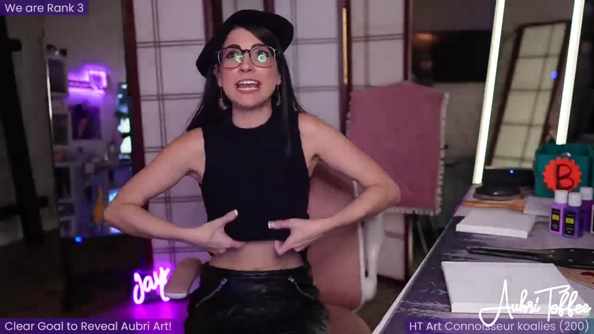 Gallery image thumbnail from AubriToffee's myfreecams stream on, 05/04/2024, 04:20 image 4 of 20