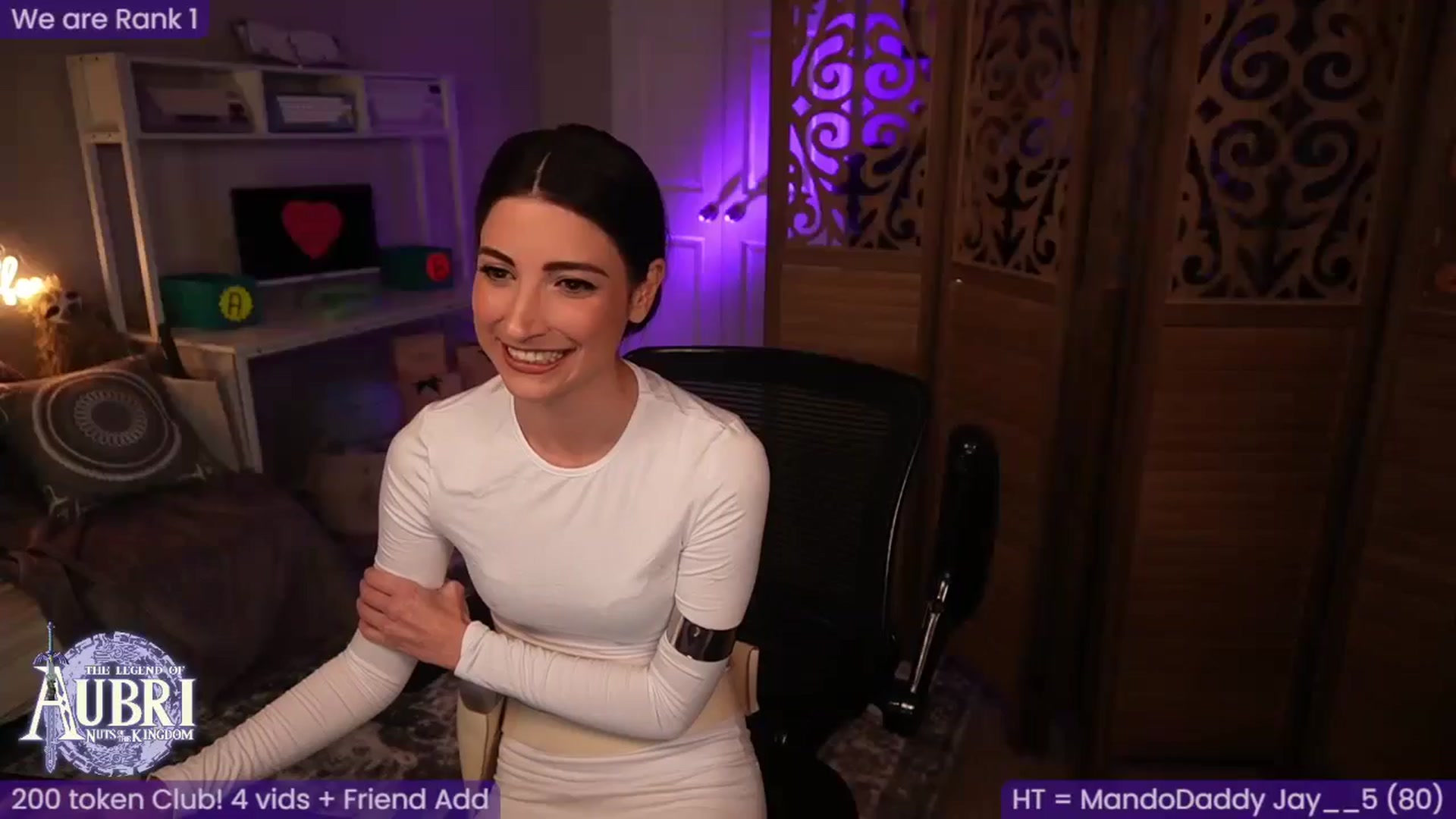 Gallery image thumbnail from AubriToffee's myfreecams stream on, 05/05/2024, 03:08 image 2 of 20