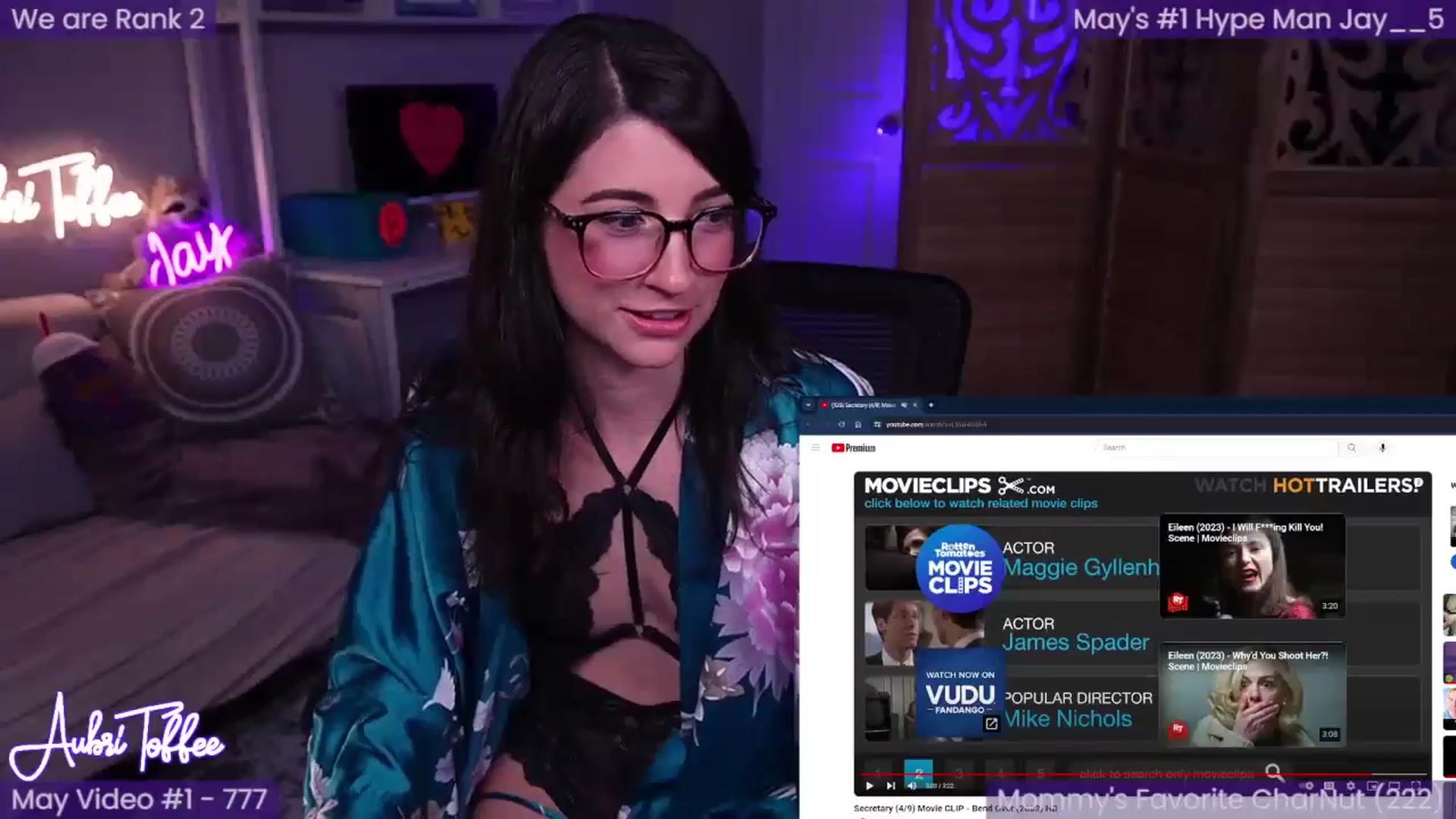 Gallery image thumbnail from AubriToffee's myfreecams stream on, 05/13/2024, 07:37 image 5 of 20