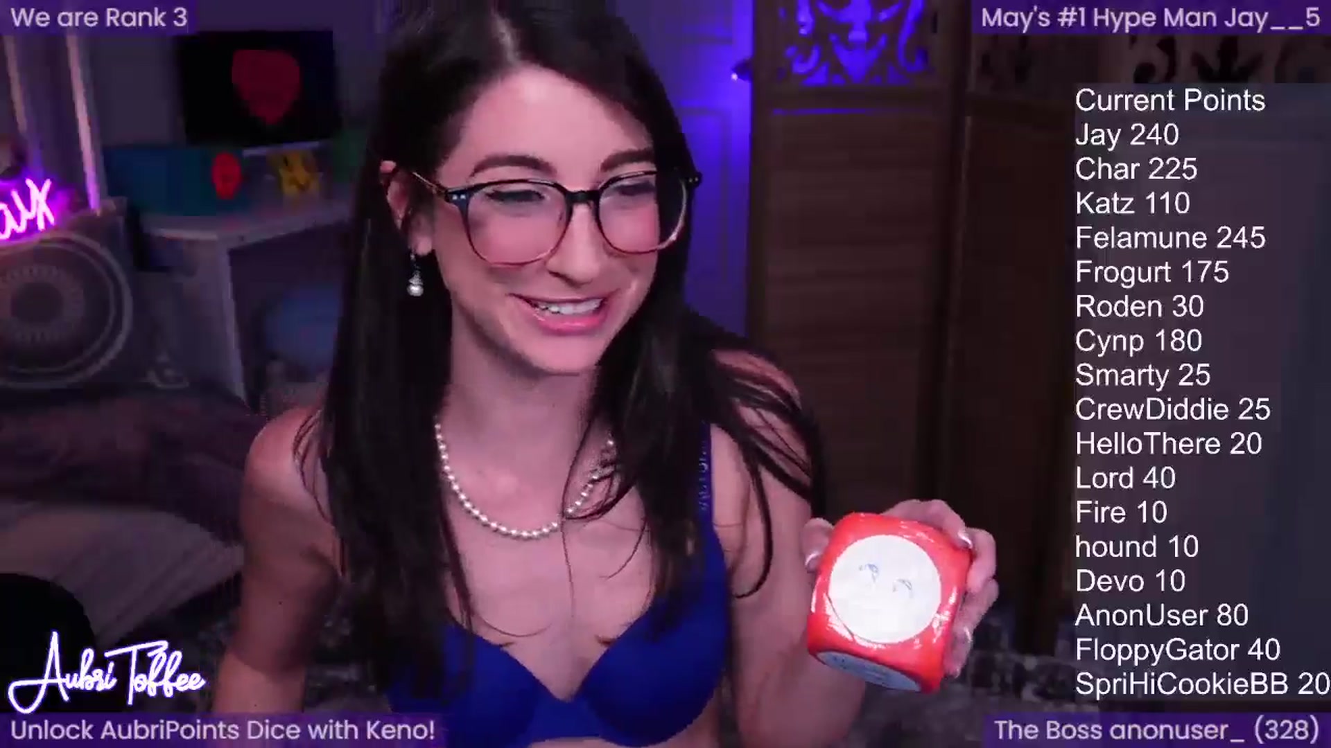Gallery image thumbnail from AubriToffee's myfreecams stream on, 05/15/2024, 06:26 image 5 of 20