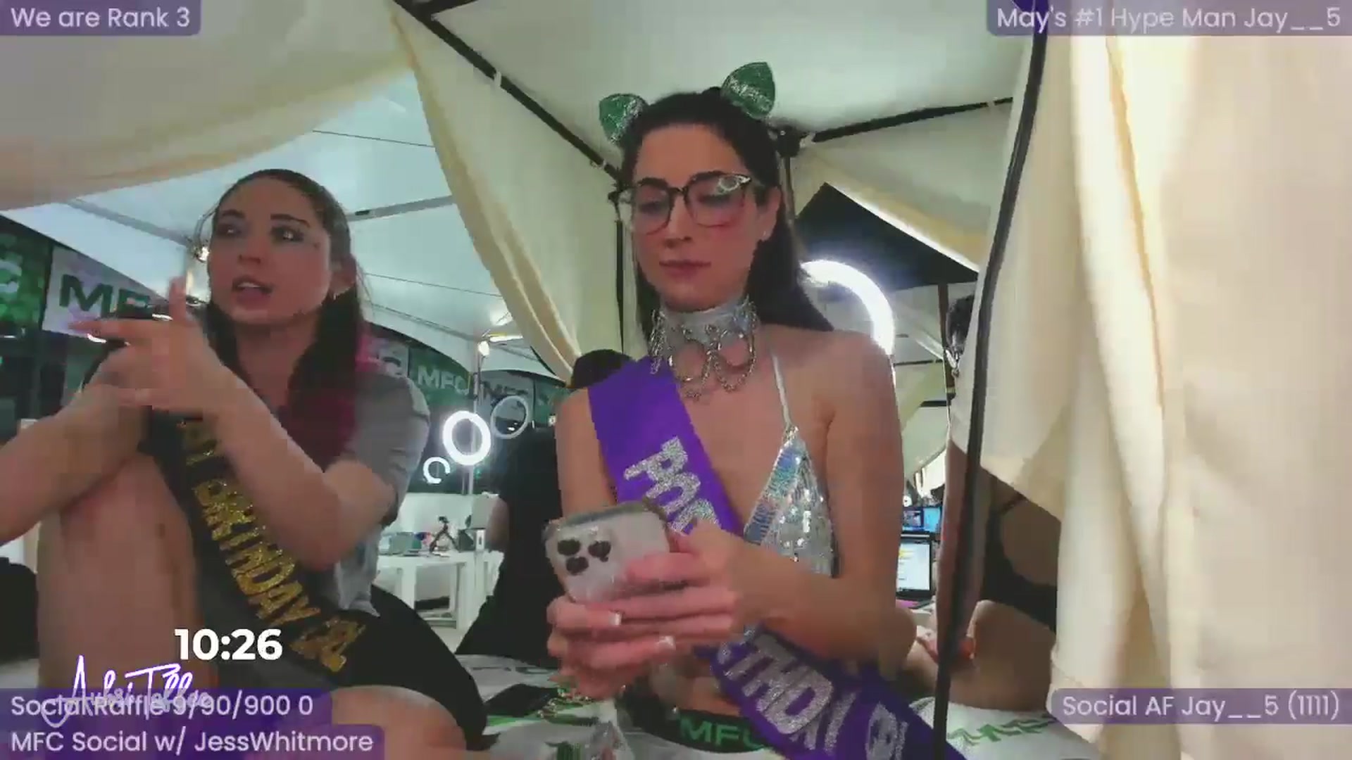 Gallery image thumbnail from AubriToffee's myfreecams stream on, 05/23/2024, 05:12 image 2 of 20