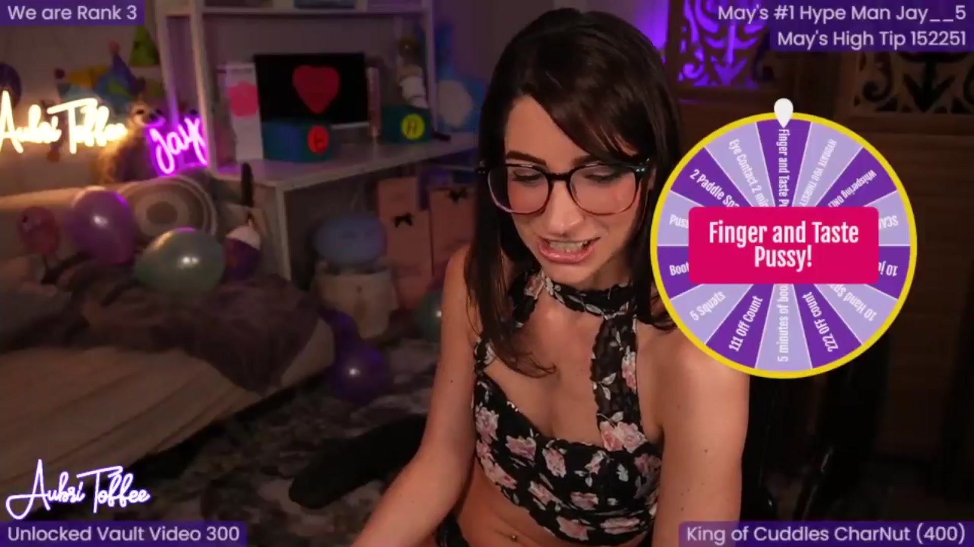 Gallery image thumbnail from AubriToffee's myfreecams stream on, 05/25/2024, 04:07 image 8 of 20