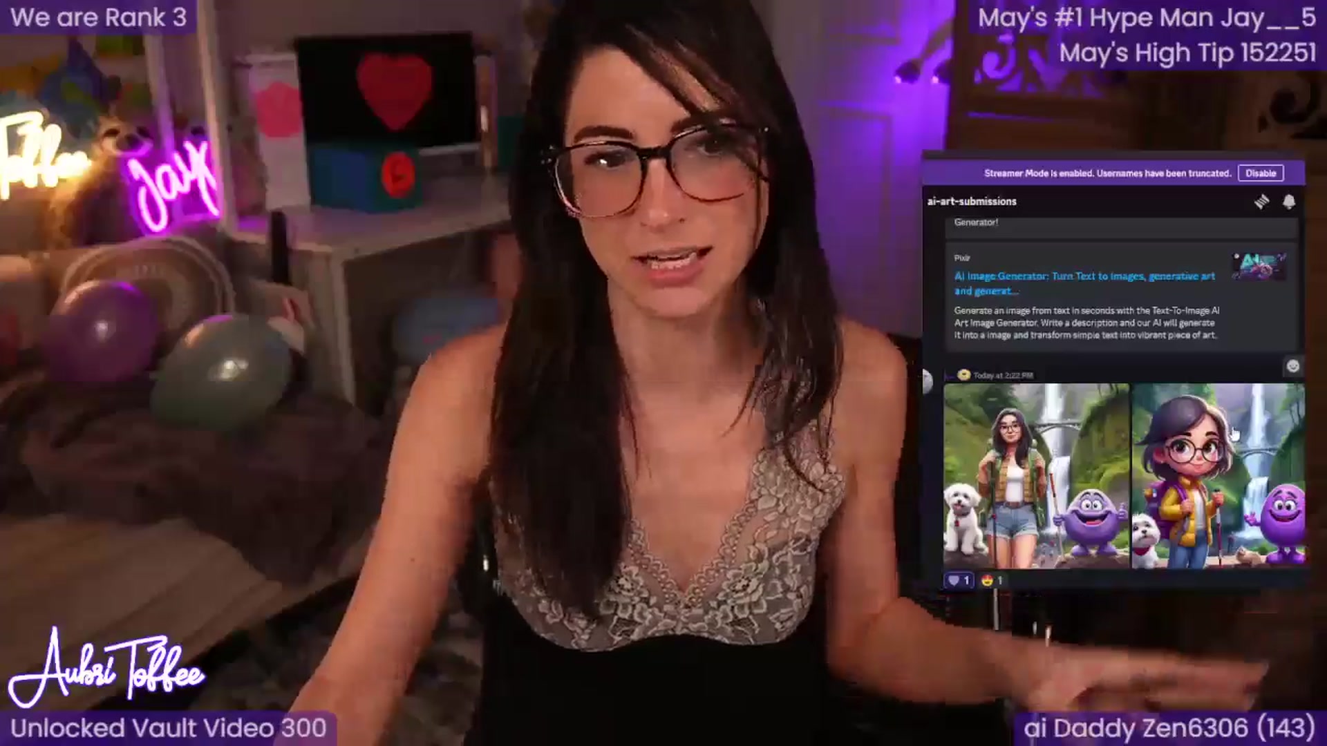 Gallery image thumbnail from AubriToffee's myfreecams stream on, 05/26/2024, 03:32 image 10 of 20