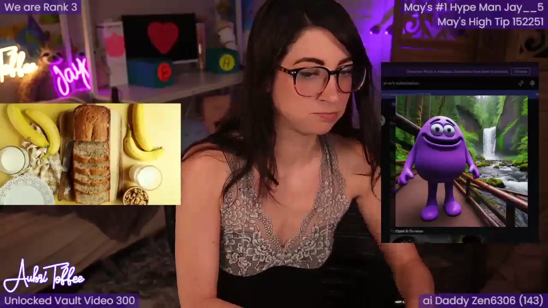 Gallery image thumbnail from AubriToffee's myfreecams stream on, 05/26/2024, 03:32 image 6 of 20