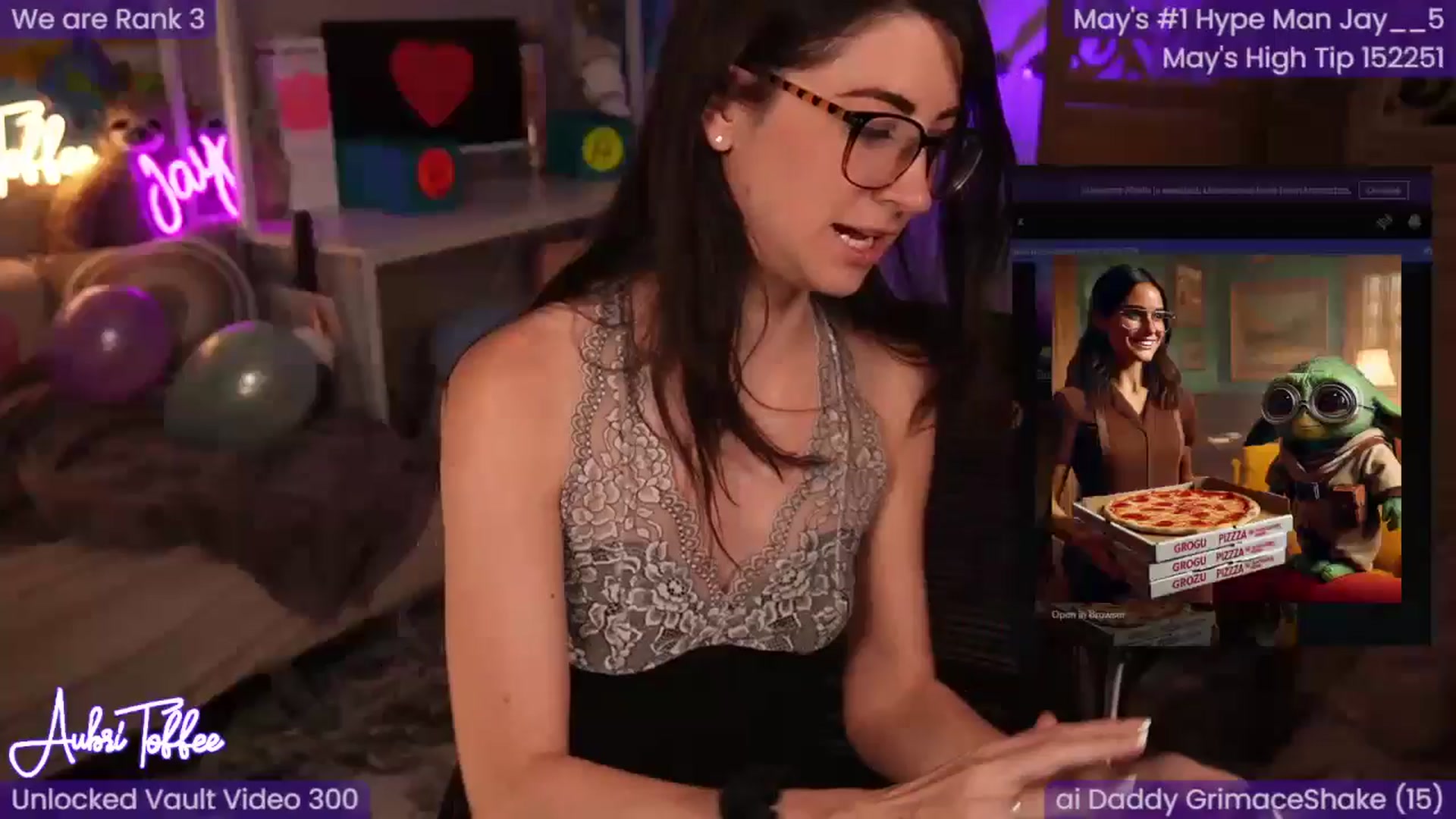 Gallery image thumbnail from AubriToffee's myfreecams stream on, 05/26/2024, 03:32 image 2 of 20
