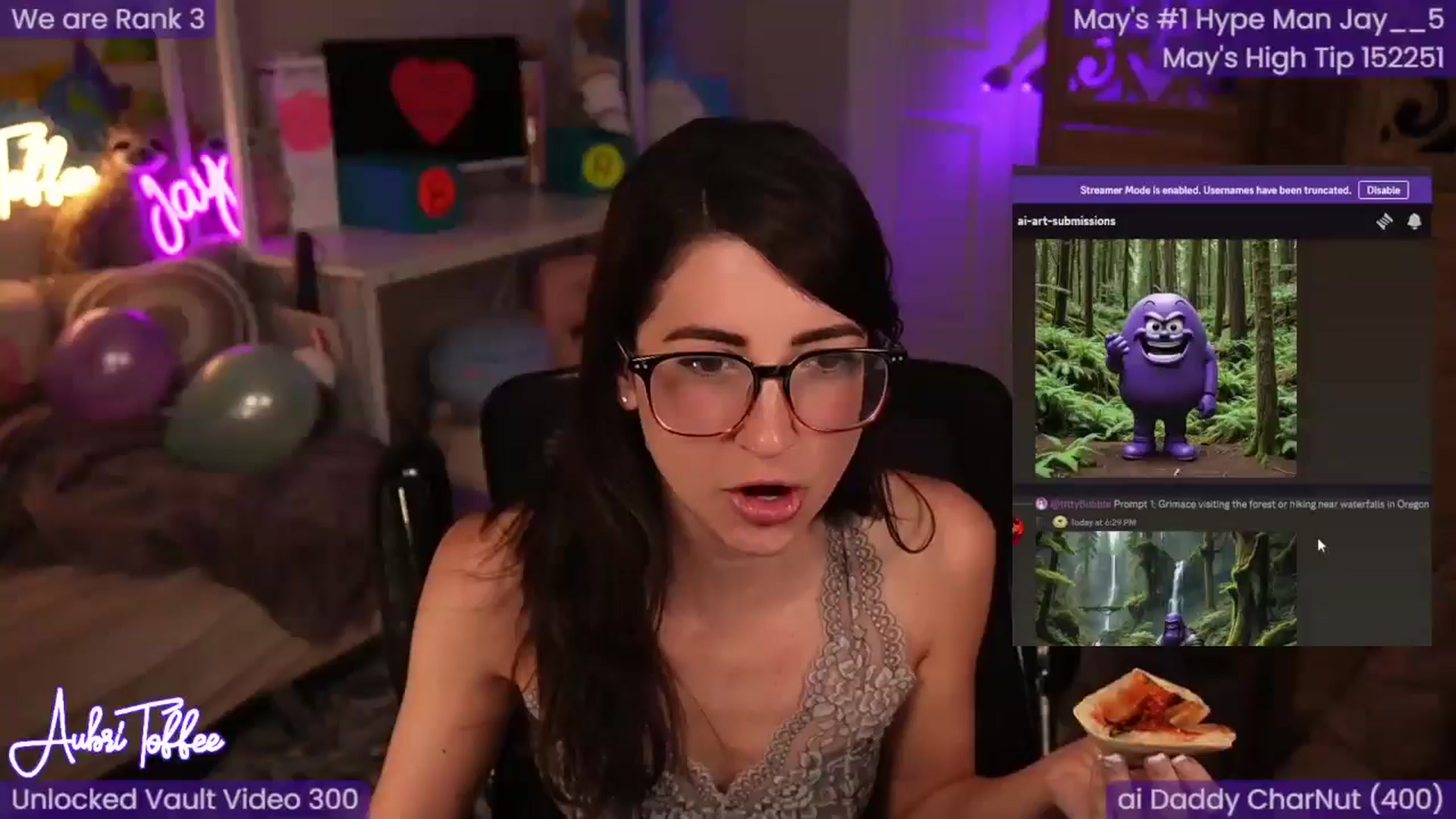 Gallery image thumbnail from AubriToffee's myfreecams stream on, 05/26/2024, 03:32 image 12 of 20