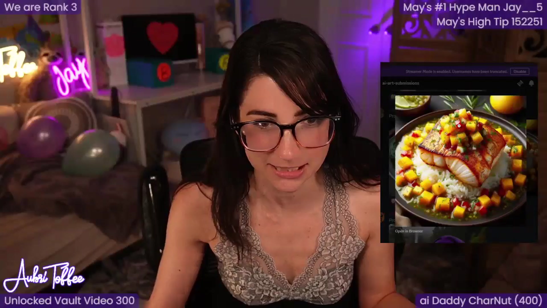 Gallery image thumbnail from AubriToffee's myfreecams stream on, 05/26/2024, 03:32 image 11 of 20