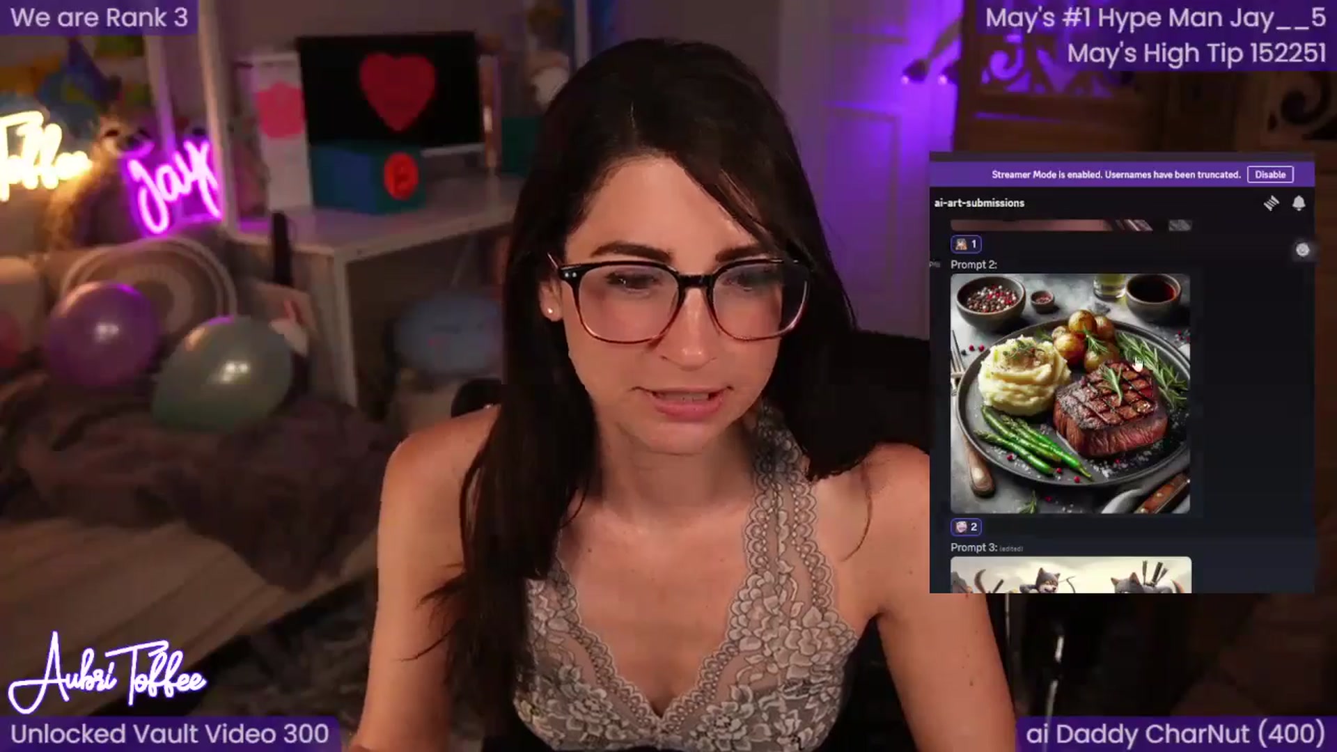 Gallery image thumbnail from AubriToffee's myfreecams stream on, 05/26/2024, 03:32 image 14 of 20
