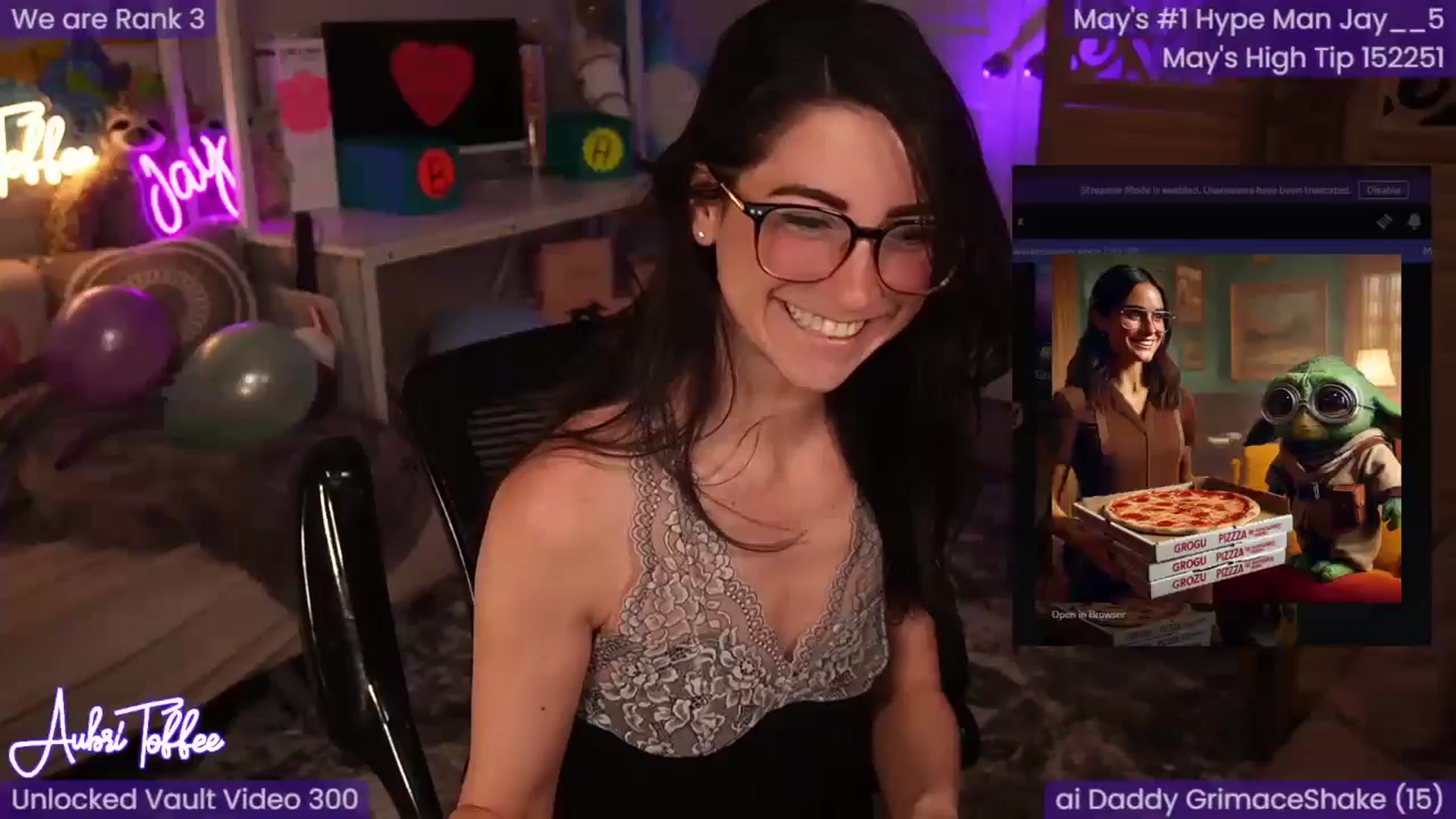 Gallery image thumbnail from AubriToffee's myfreecams stream on, 05/26/2024, 03:32 image 1 of 20