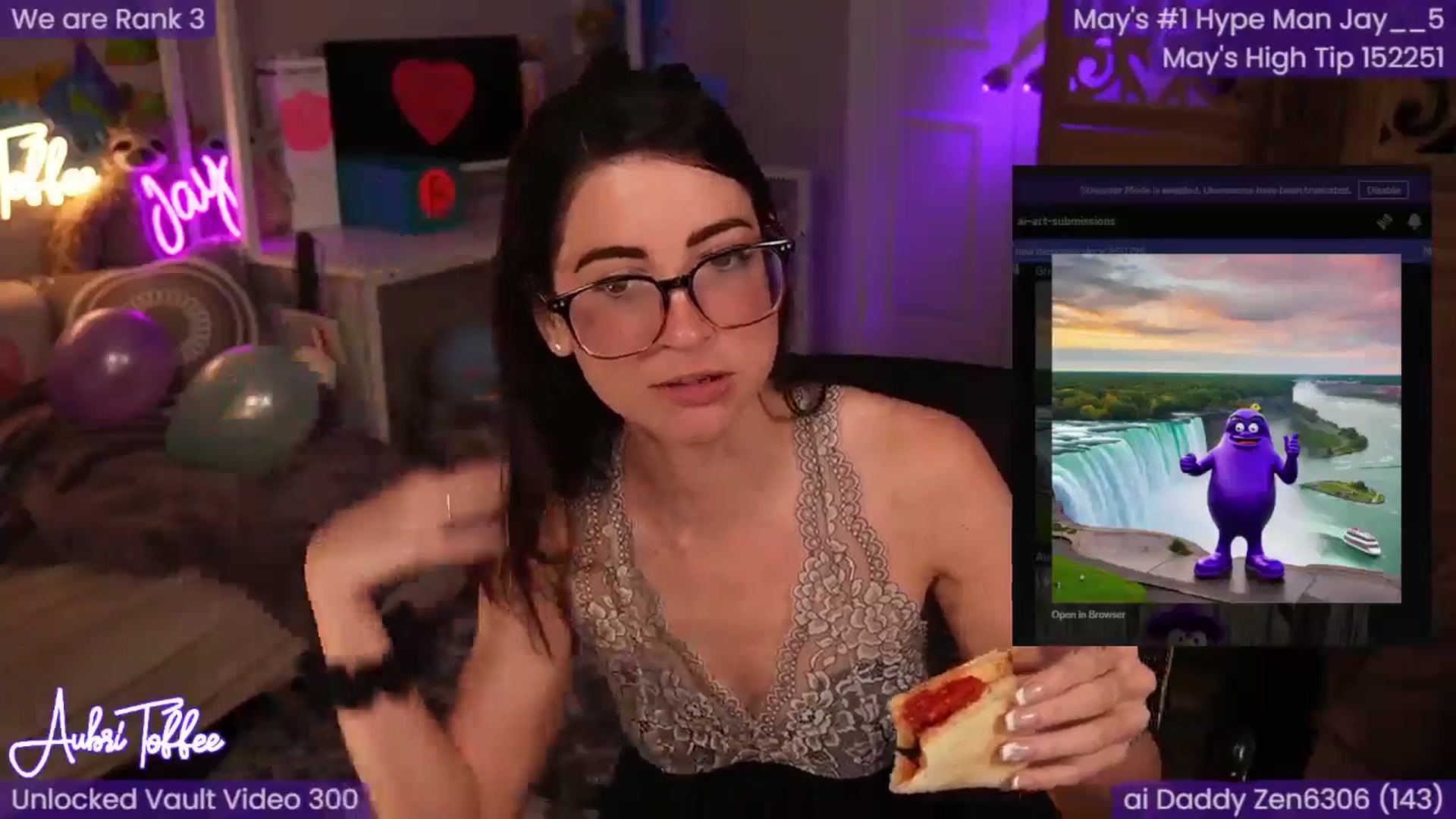 Gallery image thumbnail from AubriToffee's myfreecams stream on, 05/26/2024, 03:32 image 9 of 20