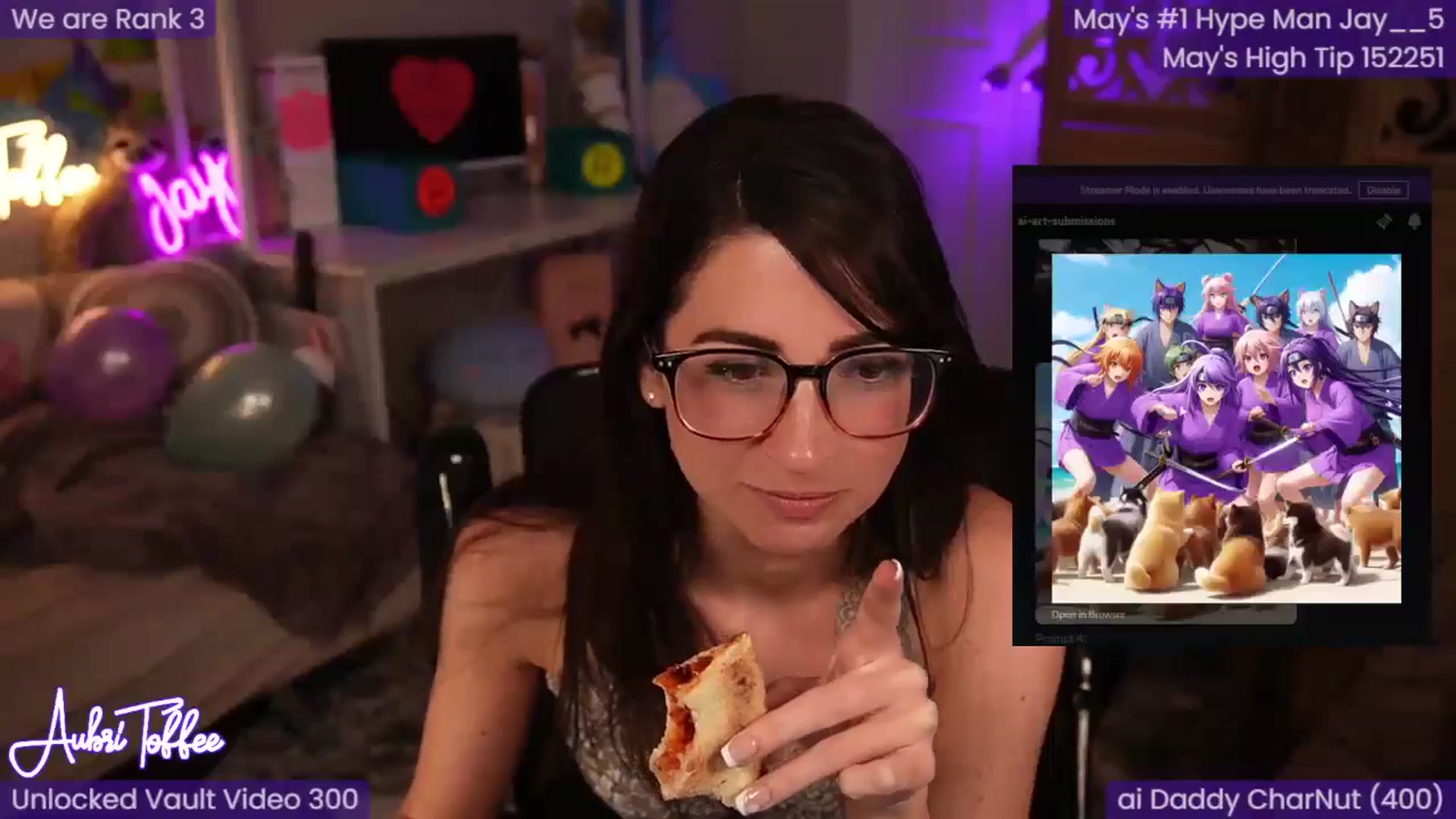 Gallery image thumbnail from AubriToffee's myfreecams stream on, 05/26/2024, 03:32 image 13 of 20