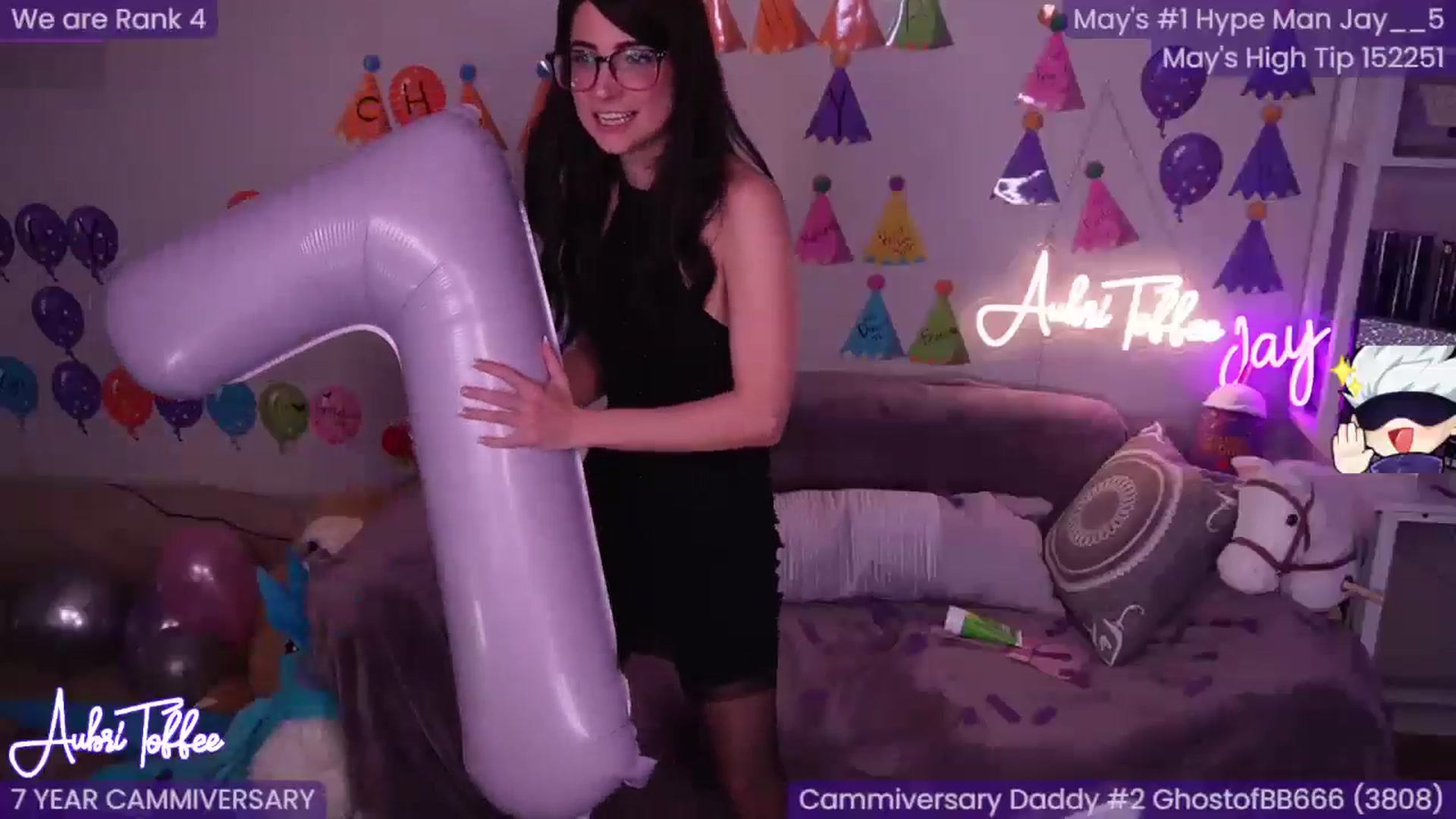 Gallery image thumbnail from AubriToffee's myfreecams stream on, 06/01/2024, 07:58 image 5 of 20