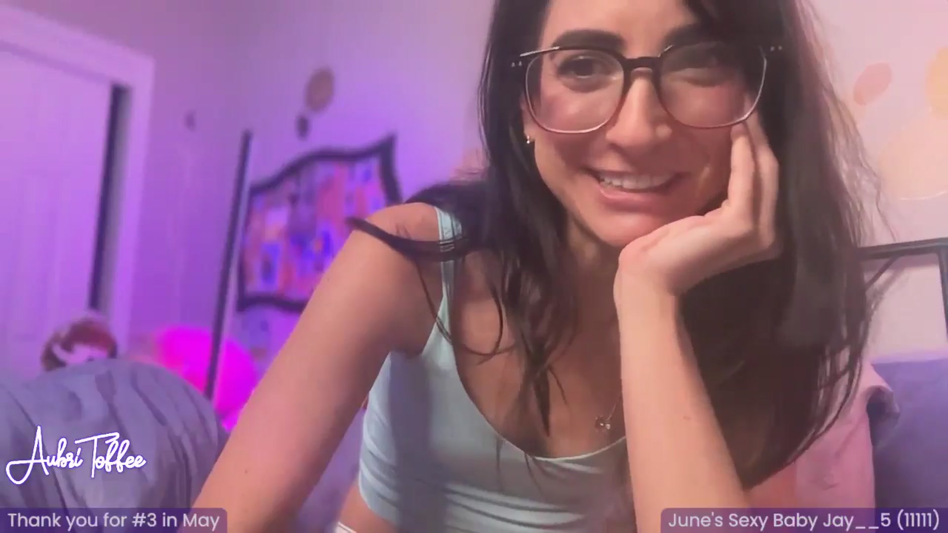 Gallery image thumbnail from AubriToffee's myfreecams stream on, 06/25/2024, 07:12 image 2 of 20
