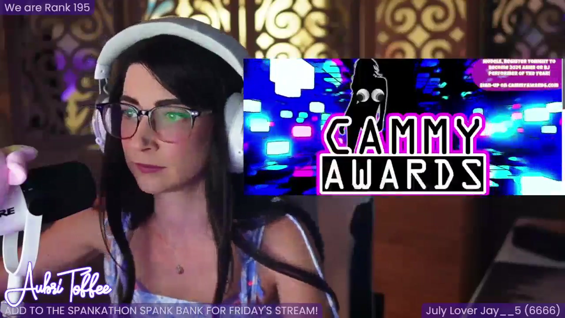 Gallery image thumbnail from AubriToffee's myfreecams stream on, 07/25/2024, 05:02 image 2 of 20