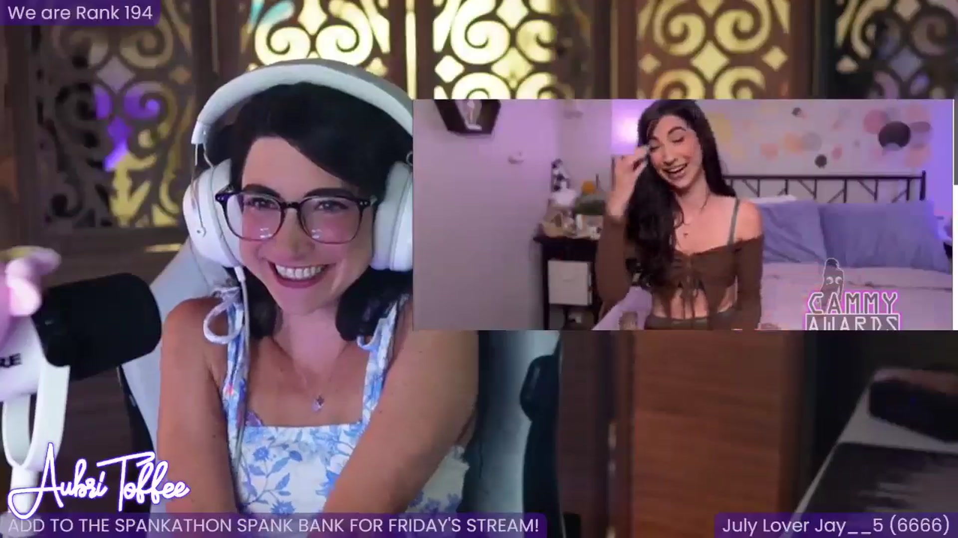Gallery image thumbnail from AubriToffee's myfreecams stream on, 07/25/2024, 05:02 image 5 of 20