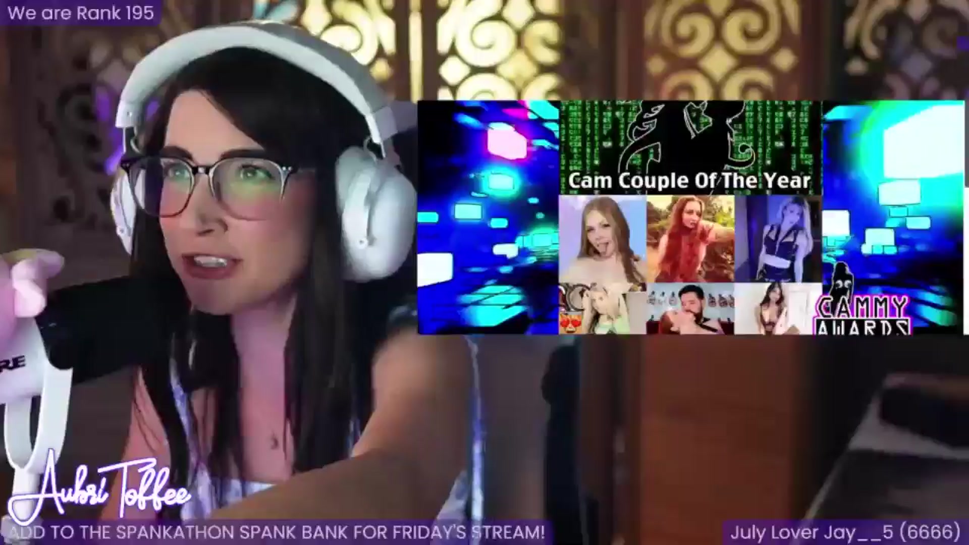 Gallery image thumbnail from AubriToffee's myfreecams stream on, 07/25/2024, 05:02 image 1 of 20