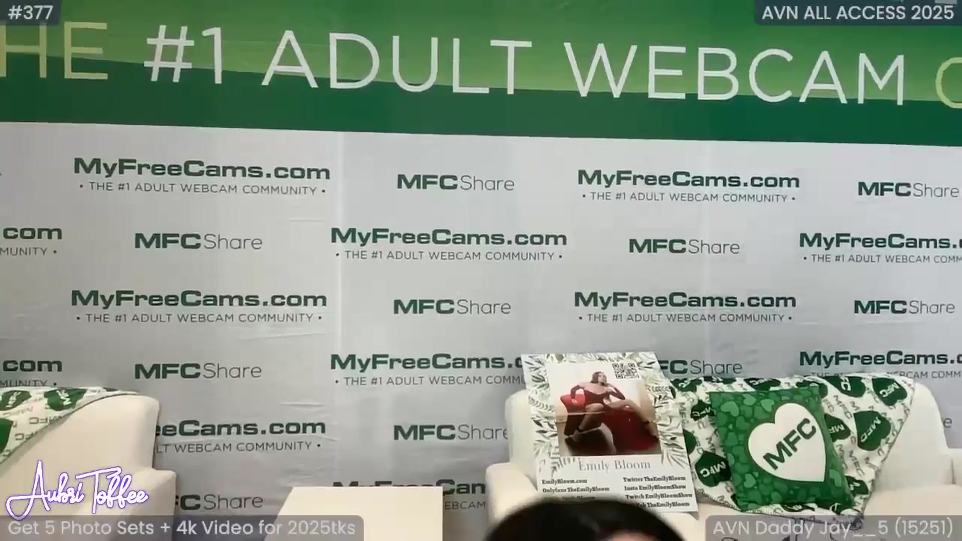 Gallery image thumbnail from AubriToffee's myfreecams stream on, 01/23/2025, 24:03 image 10 of 20