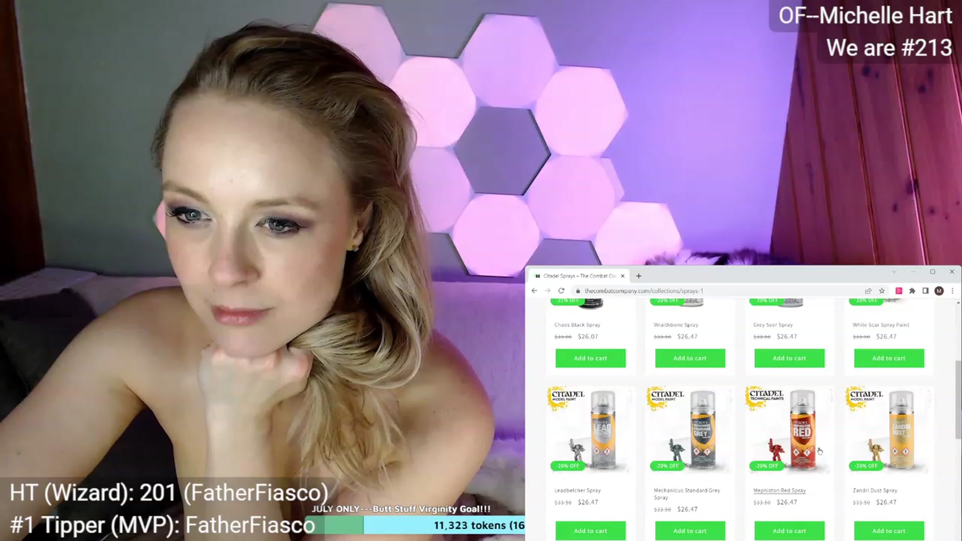 Gallery image thumbnail from AussieBarbie's myfreecams stream on, 07/24/2023, 14:02 image 20 of 20