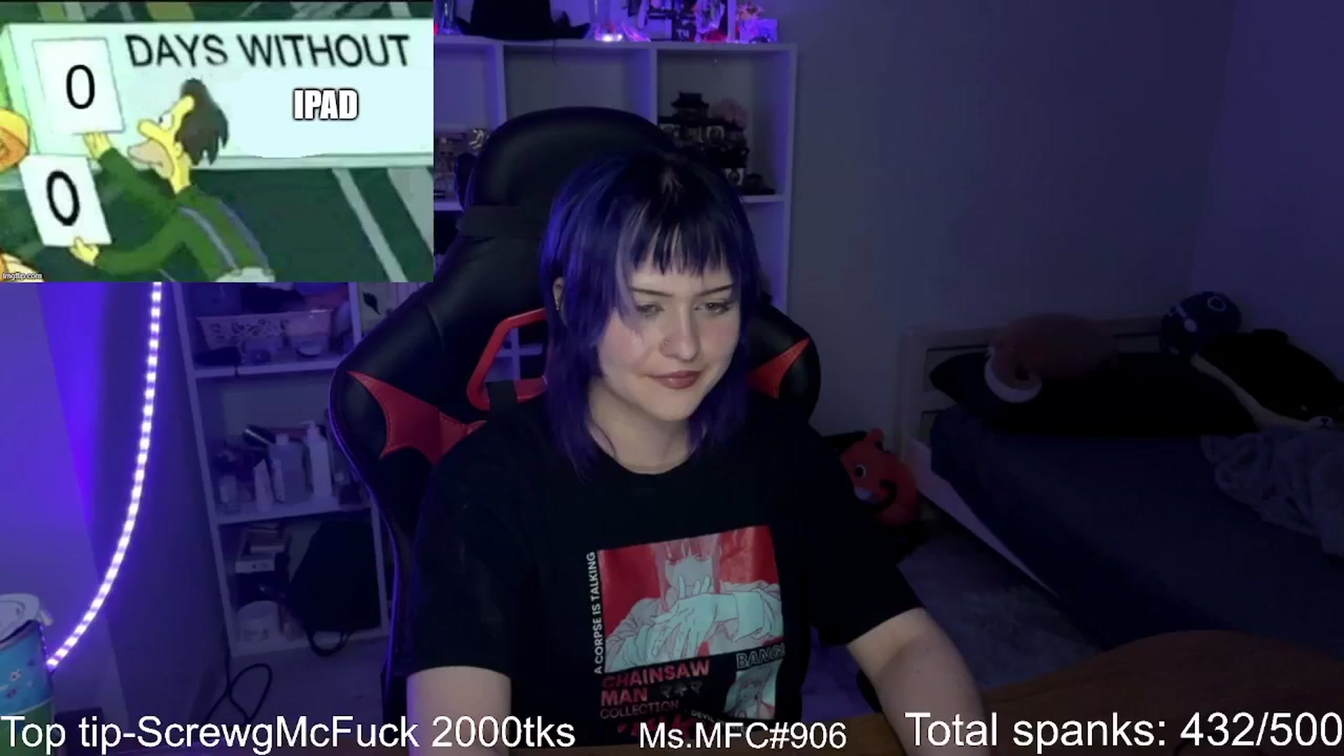 Gallery image thumbnail from AuthorityPass's myfreecams stream on, 08/12/2024, 23:32 image 5 of 20