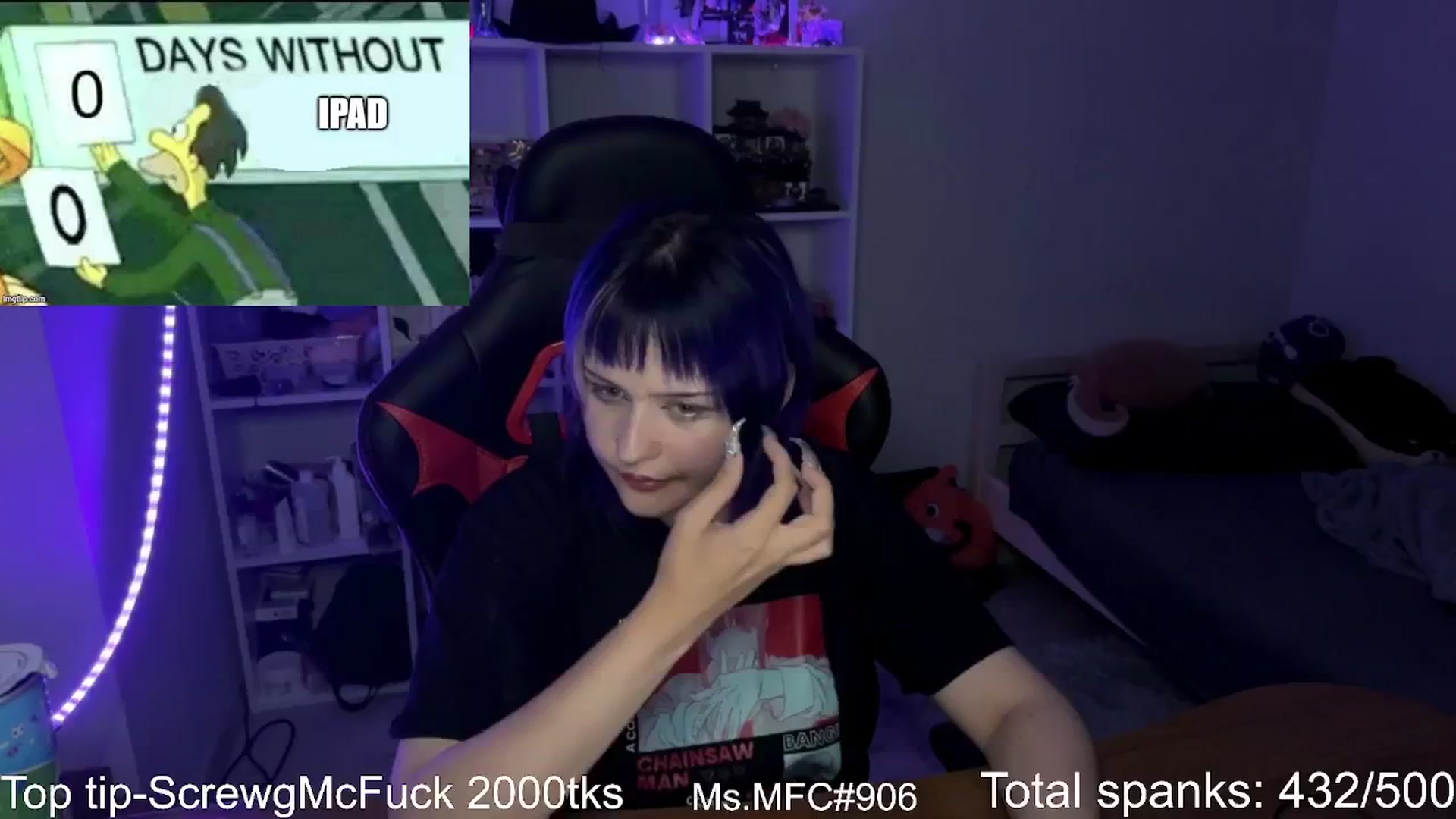 Gallery image thumbnail from AuthorityPass's myfreecams stream on, 08/12/2024, 23:32 image 8 of 20