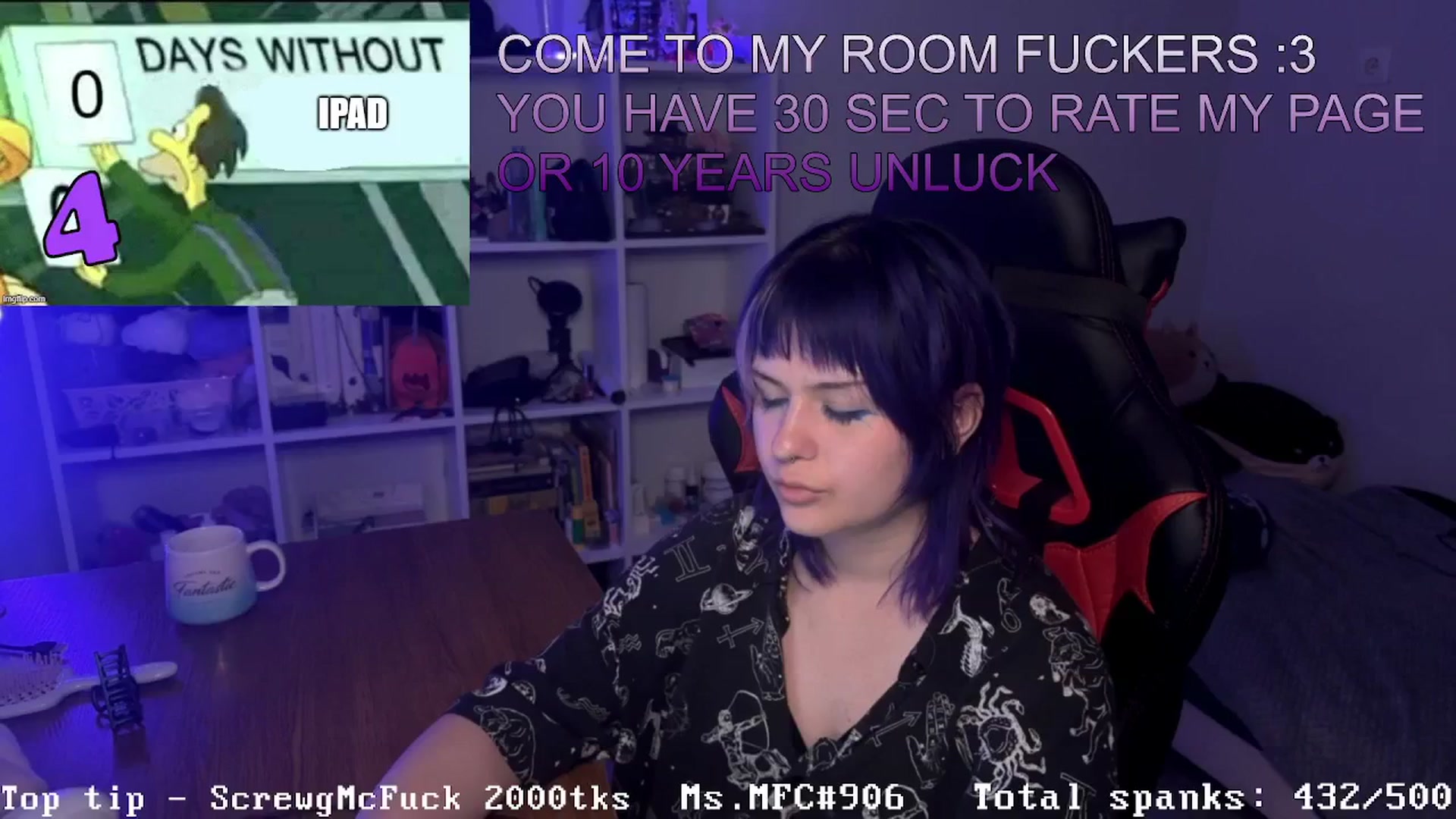 Gallery image thumbnail from AuthorityPass's myfreecams stream on, 08/16/2024, 24:23 image 11 of 20