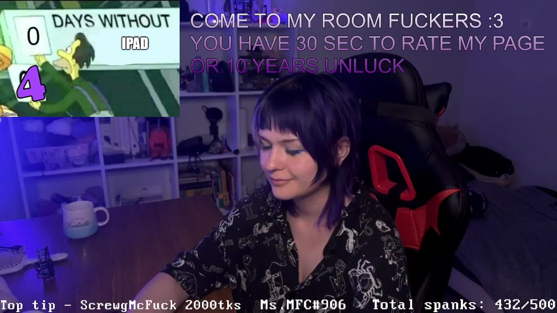 Gallery image thumbnail from AuthorityPass's myfreecams stream on, 08/16/2024, 24:23 image 10 of 20