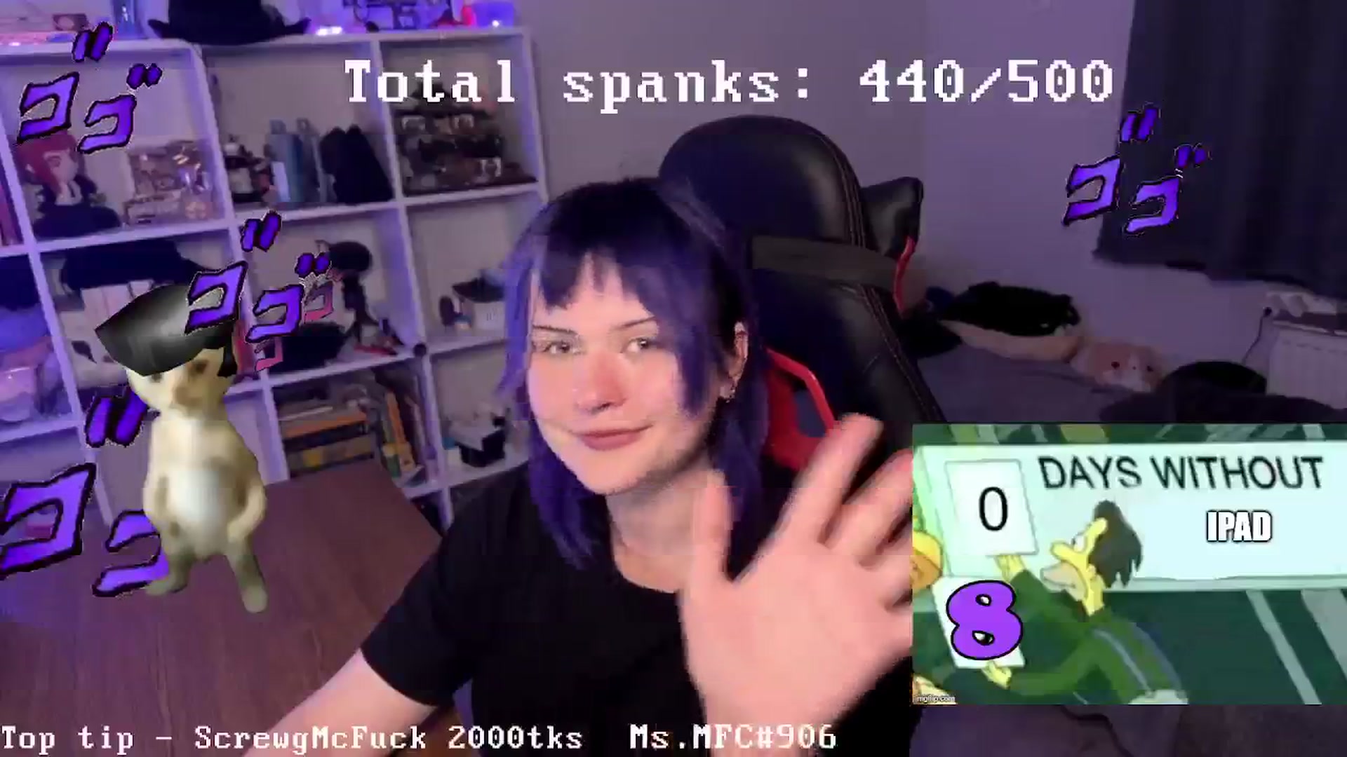 Gallery image thumbnail from AuthorityPass's myfreecams stream on, 08/23/2024, 23:59 image 16 of 20