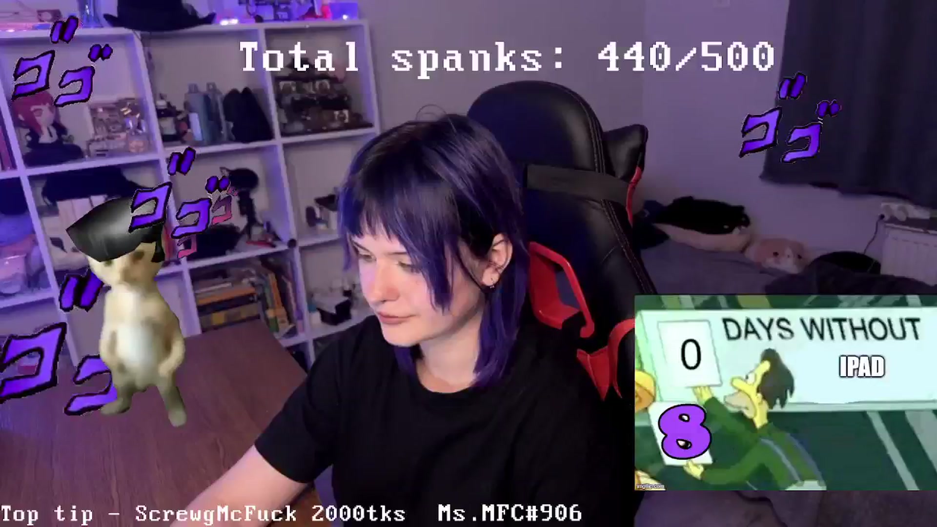 Gallery image thumbnail from AuthorityPass's myfreecams stream on, 08/23/2024, 23:59 image 8 of 20