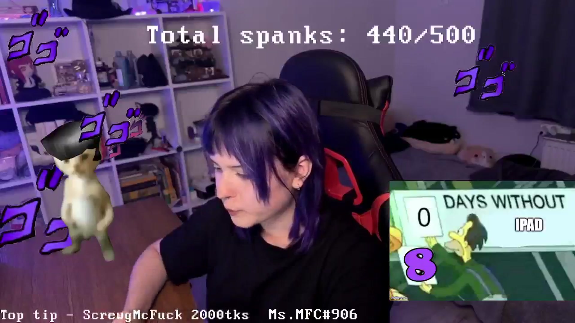 Gallery image thumbnail from AuthorityPass's myfreecams stream on, 08/23/2024, 23:59 image 18 of 20