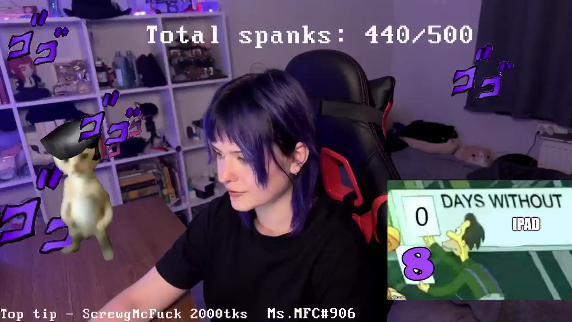 Gallery image thumbnail from AuthorityPass's myfreecams stream on, 08/23/2024, 23:59 image 4 of 20