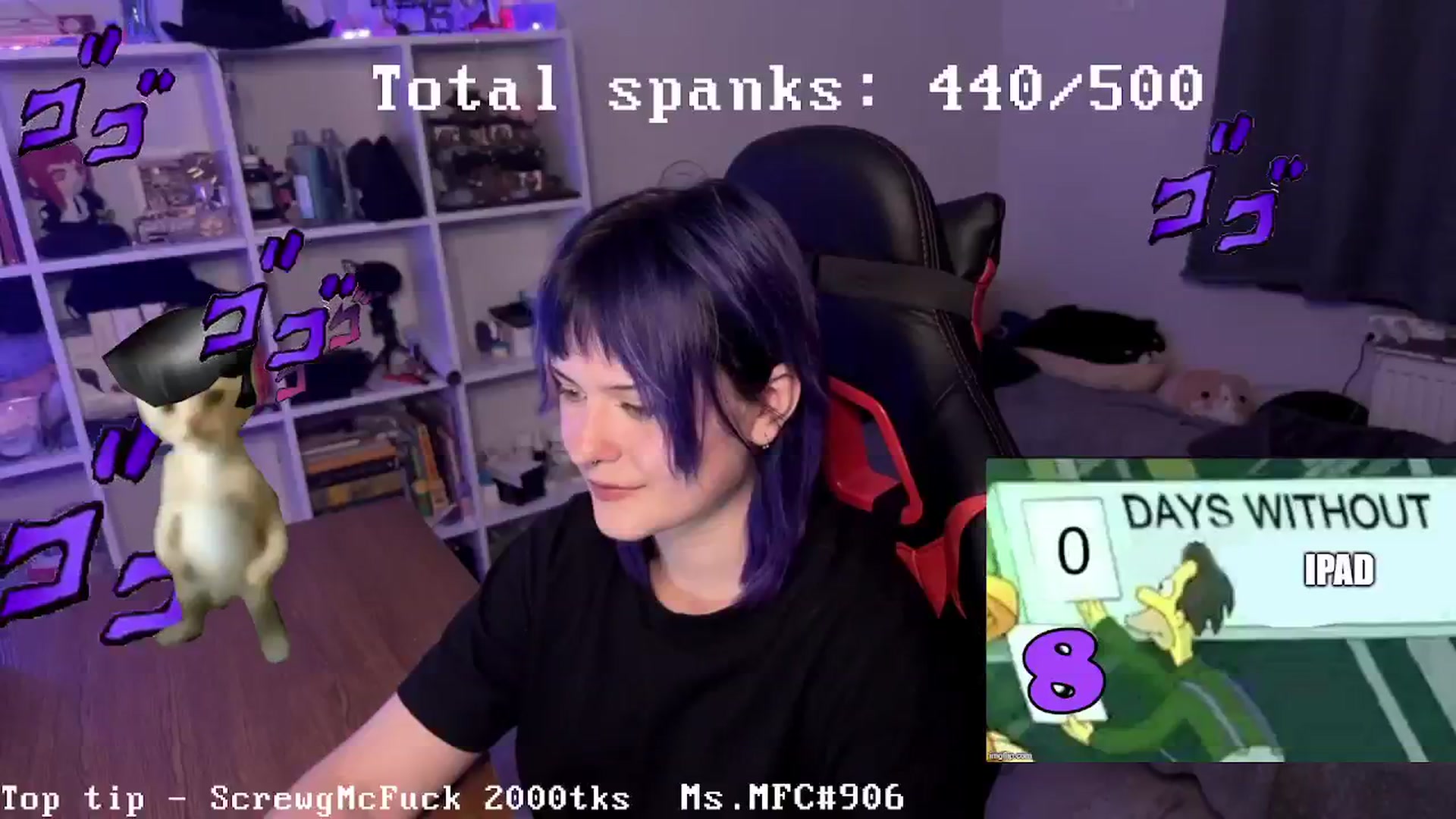 Gallery image thumbnail from AuthorityPass's myfreecams stream on, 08/23/2024, 23:59 image 10 of 20