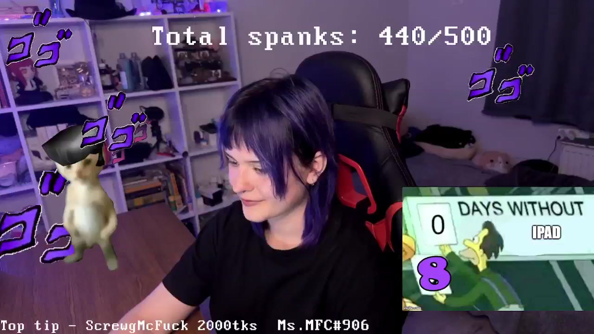 Gallery image thumbnail from AuthorityPass's myfreecams stream on, 08/23/2024, 23:59 image 11 of 20
