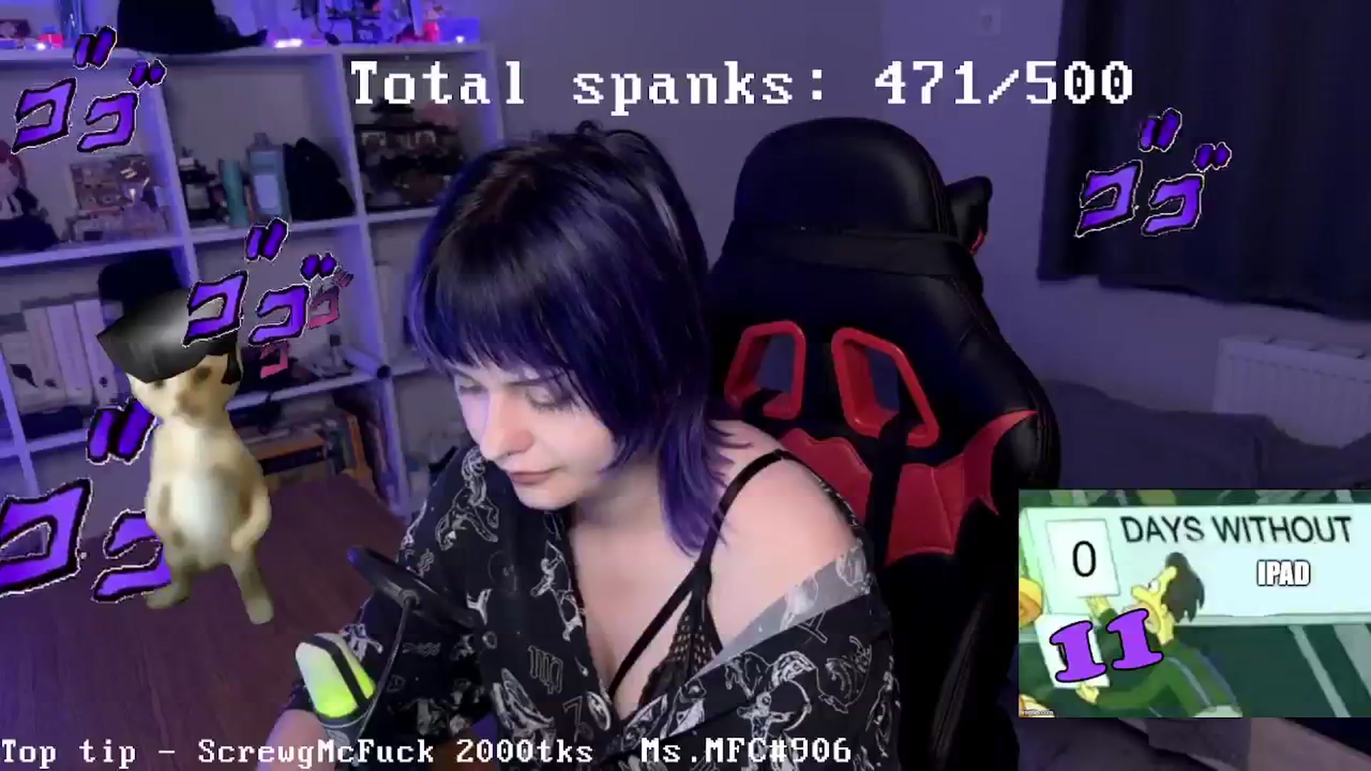 Gallery image thumbnail from AuthorityPass's myfreecams stream on, 09/03/2024, 01:20 image 10 of 20