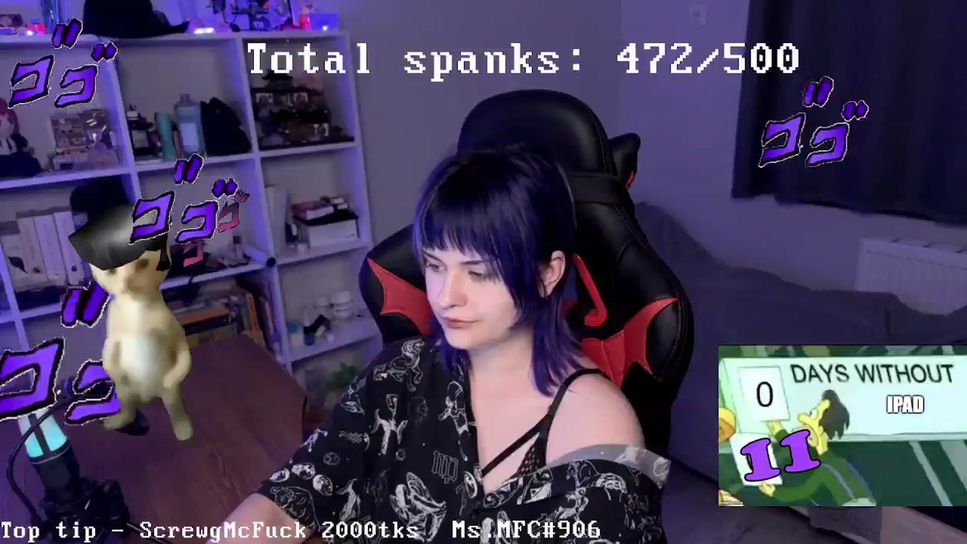 Gallery image thumbnail from AuthorityPass's myfreecams stream on, 09/03/2024, 01:20 image 14 of 20