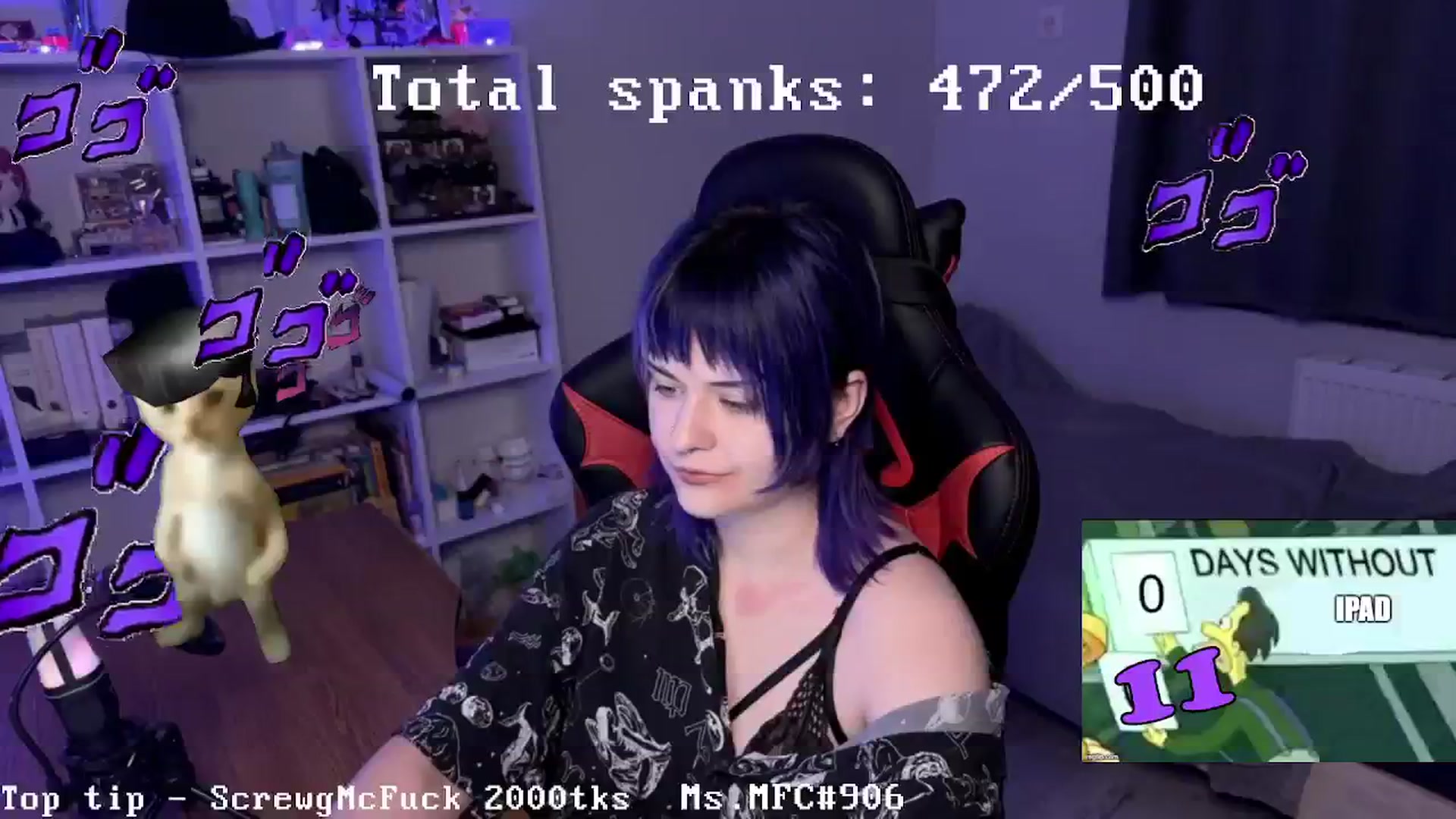 Gallery image thumbnail from AuthorityPass's myfreecams stream on, 09/03/2024, 01:20 image 18 of 20