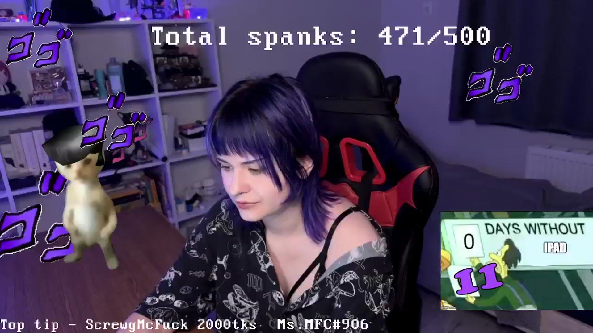 Gallery image thumbnail from AuthorityPass's myfreecams stream on, 09/03/2024, 01:20 image 6 of 20