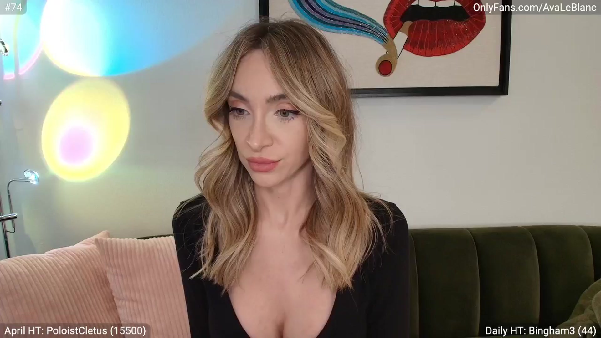 Gallery image thumbnail from AvaLeBlanc's myfreecams stream on, 04/13/2026, 04:49 image 1 of 20