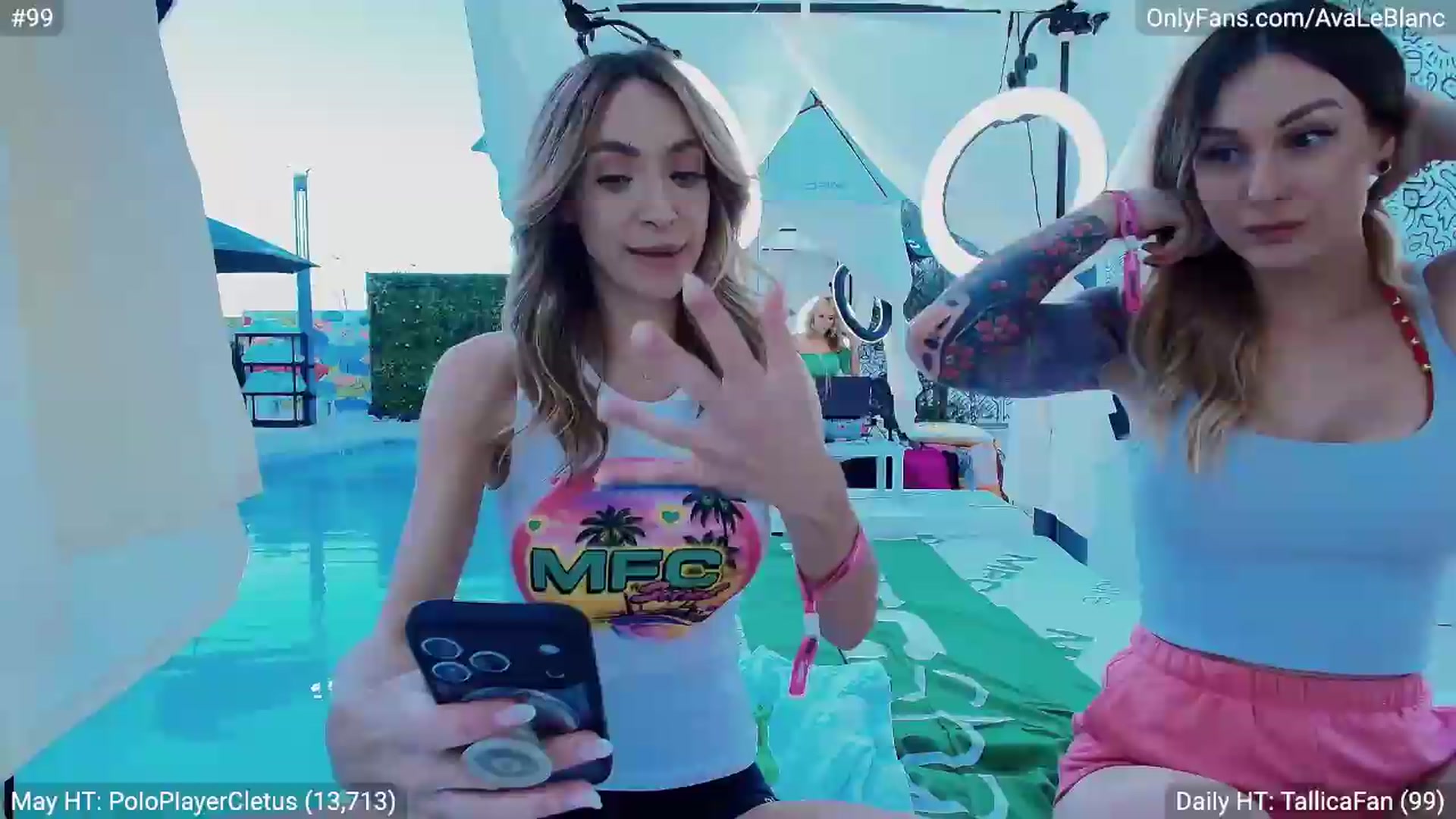 Gallery image thumbnail from AvaLeBlanc's myfreecams stream on, 05/19/2026, 02:05 image 1 of 20