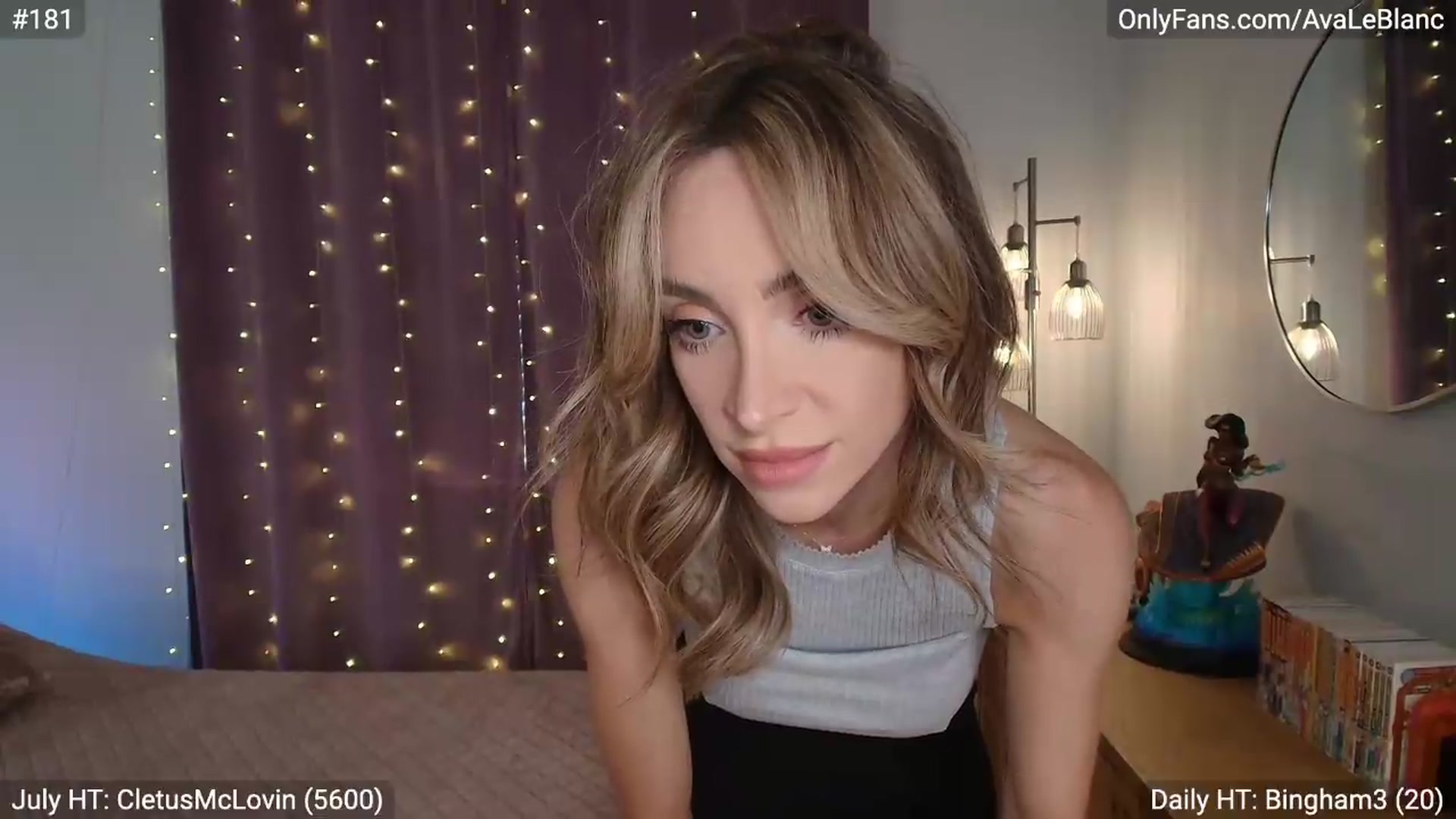 Gallery image thumbnail from AvaLeBlanc's myfreecams stream on, 07/14/2026, 02:27 image 19 of 20