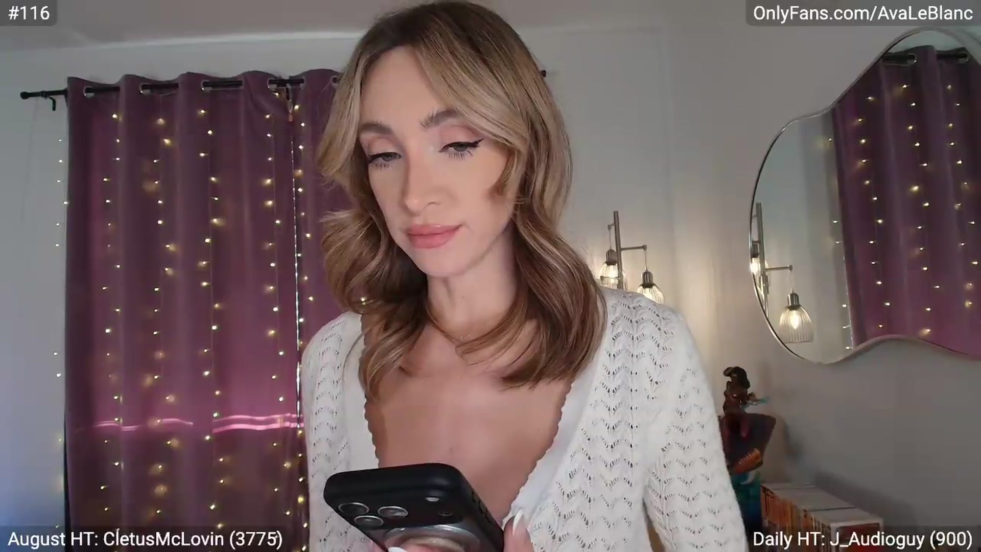 Gallery image thumbnail from AvaLeBlanc's myfreecams stream on, 08/05/2026, 05:09 image 5 of 20