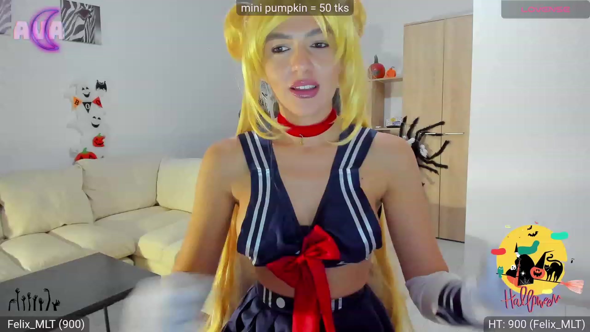 Gallery image thumbnail from AvaMoonlight's myfreecams stream on, 10/31/2023, 17:00 image 9 of 20