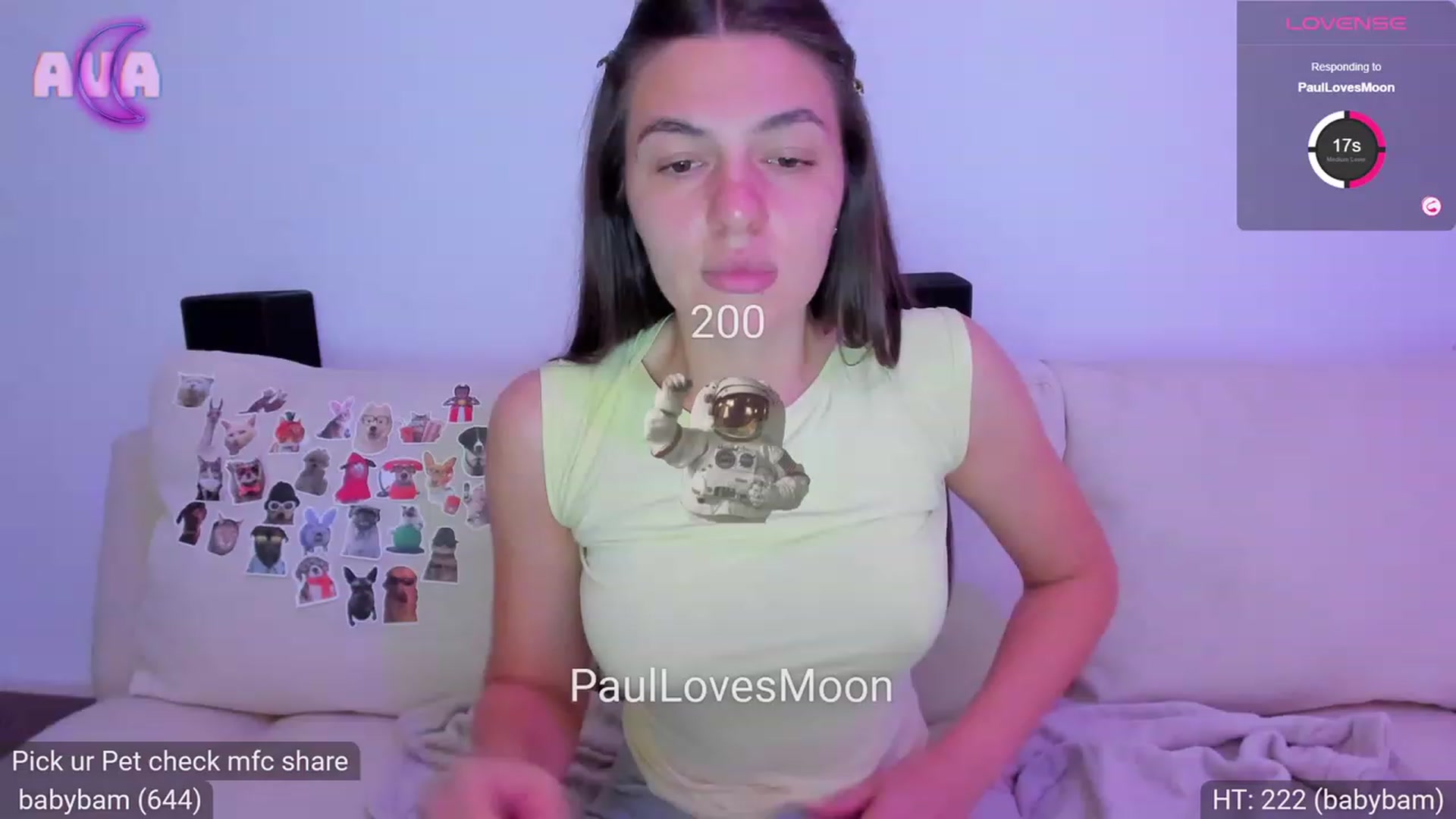 Gallery image thumbnail from AvaMoonlight's myfreecams stream on, 11/07/2023, 24:22 image 2 of 20