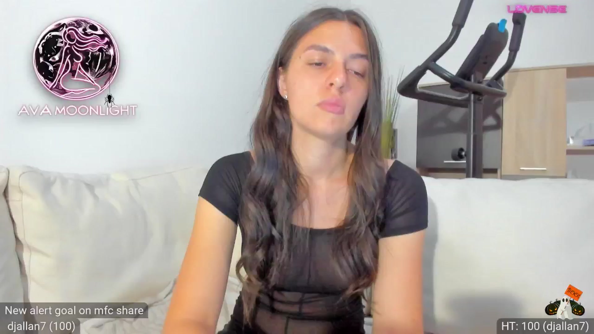 Gallery image thumbnail from AvaMoonlight's myfreecams stream on, 10/15/2024, 24:31 image 8 of 20