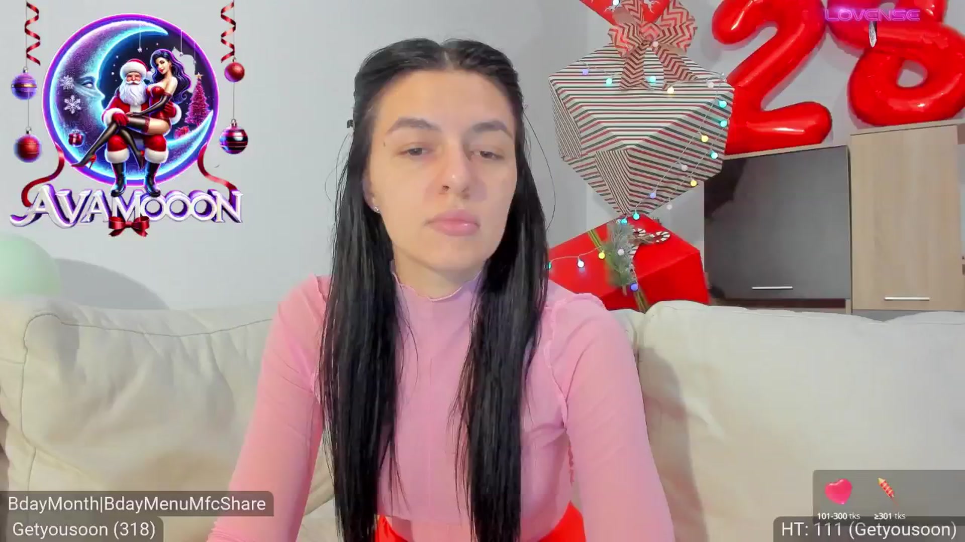 Gallery image thumbnail from AvaMoonlight's myfreecams stream on, 12/24/2024, 01:00 image 12 of 20