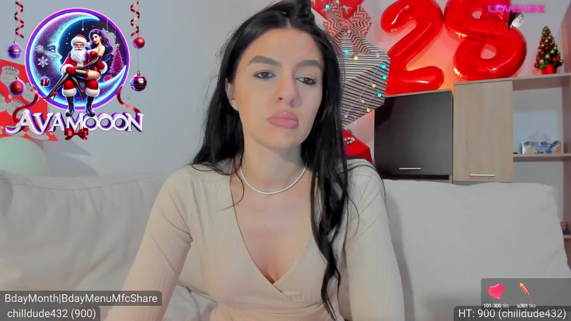 Gallery image thumbnail from AvaMoonlight's myfreecams stream on, 12/25/2024, 24:19 image 8 of 20