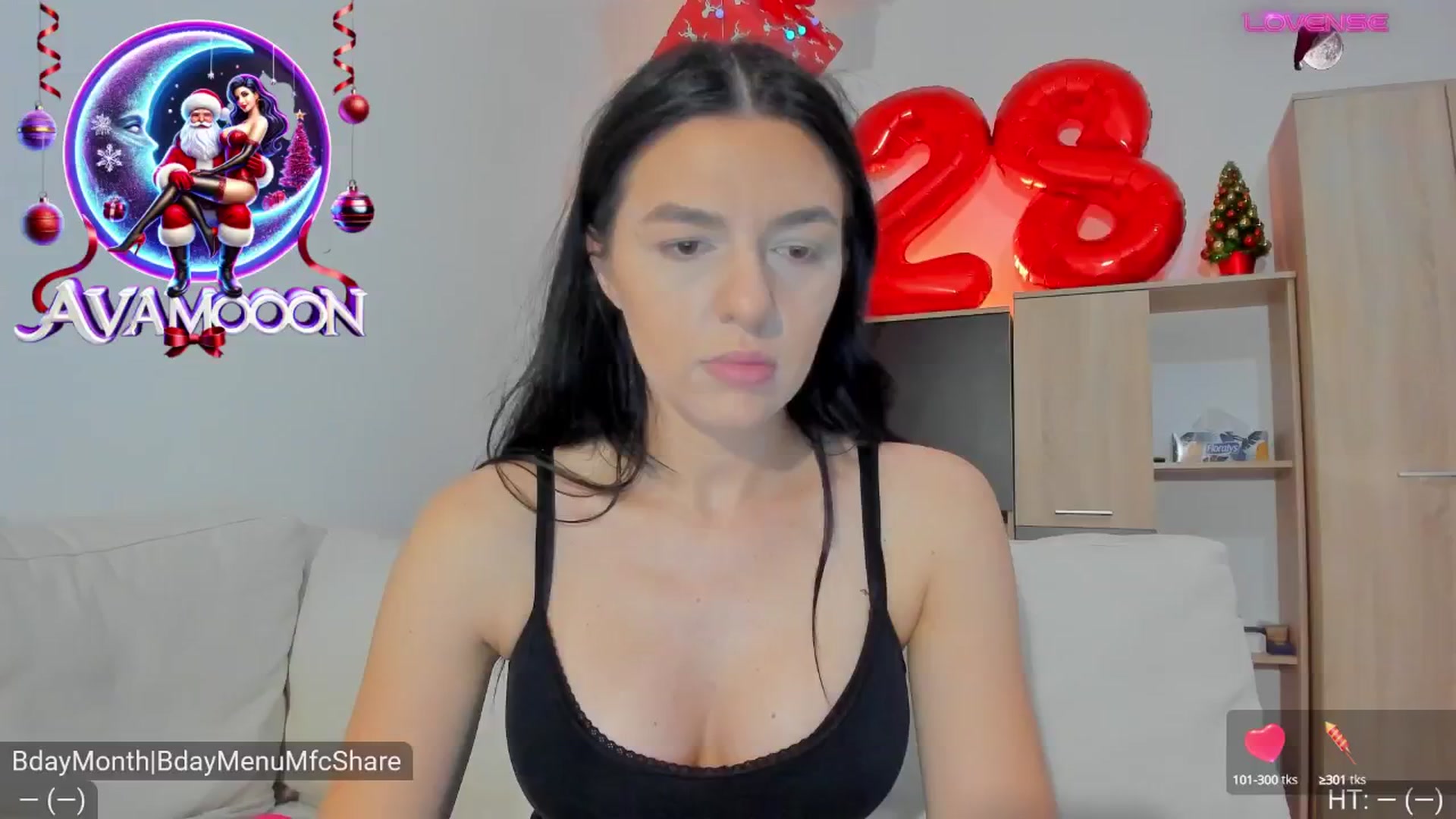 Gallery image thumbnail from AvaMoonlight's myfreecams stream on, 12/25/2024, 16:32 image 5 of 20